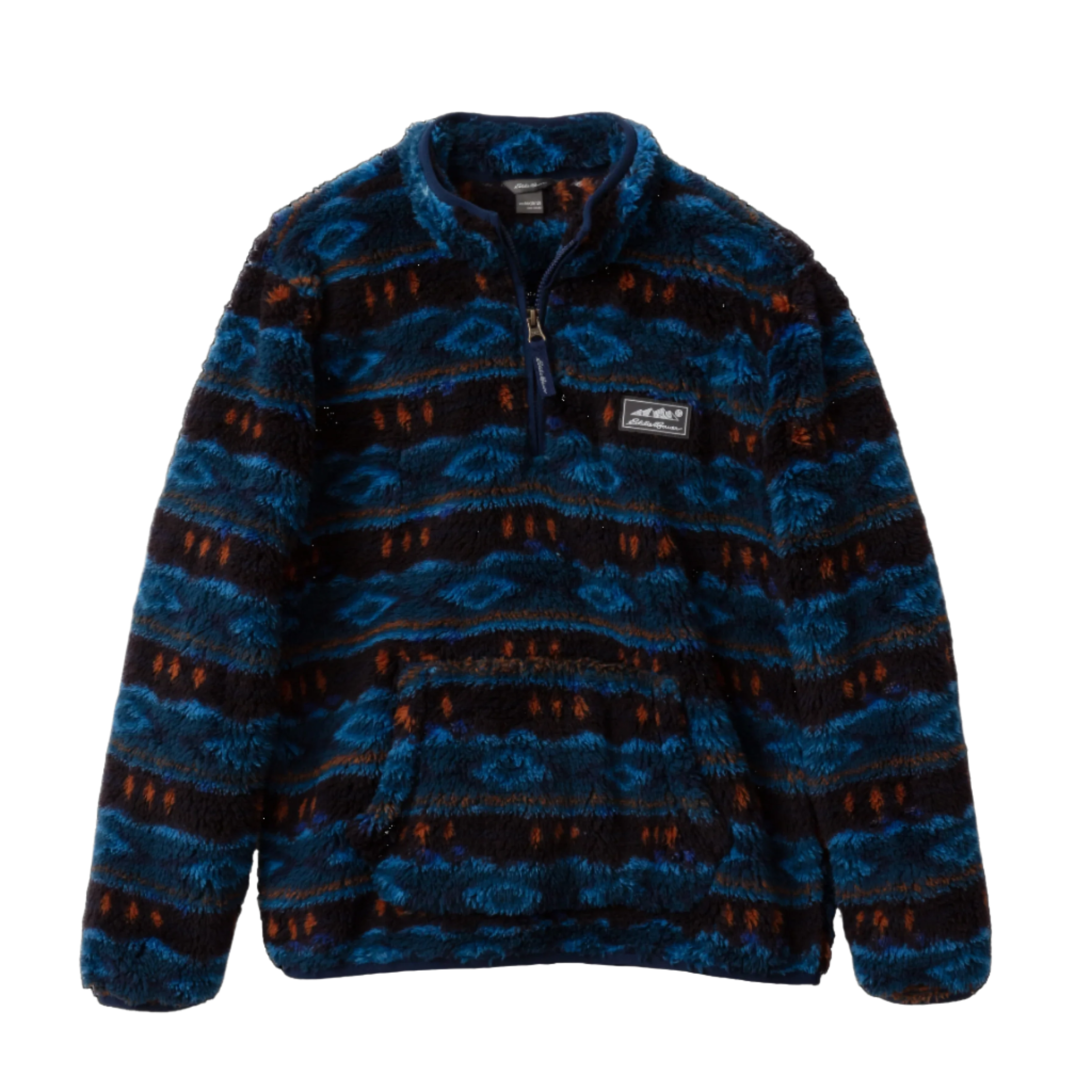 Eddie Bauer Kids Kids Quest Fleece Plush 1/4-Zip Jacket - Print