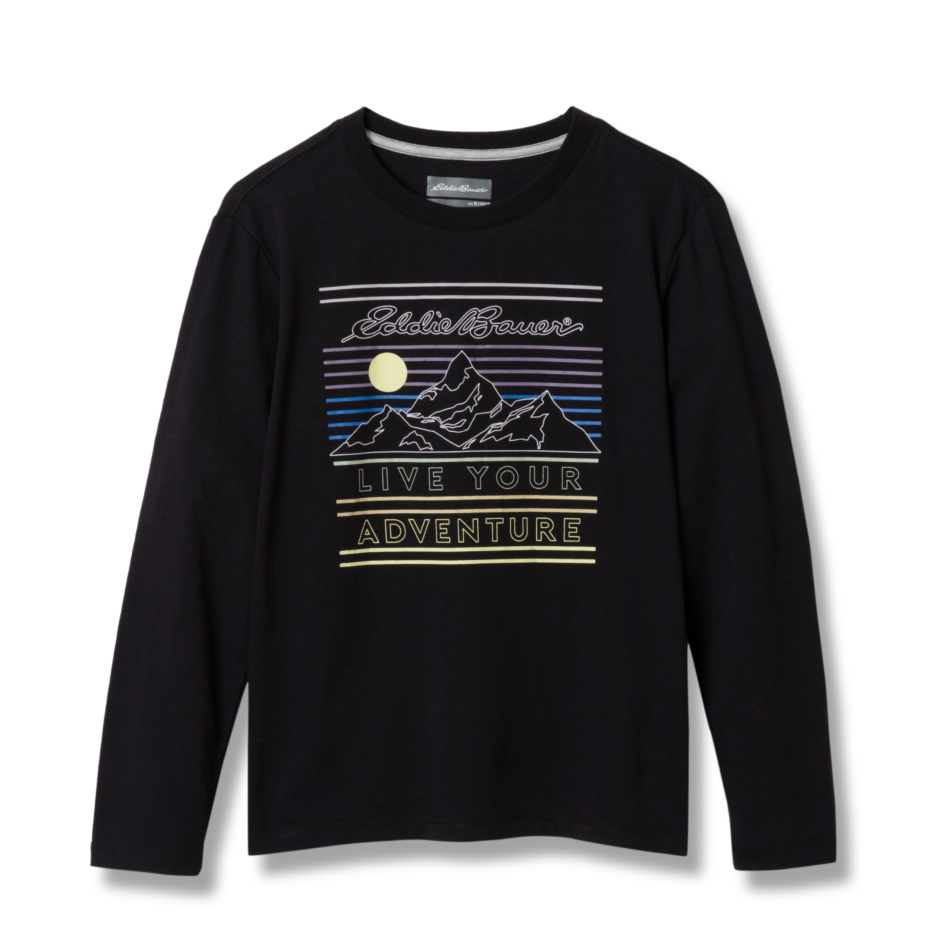Eddie Bauer Kids Boys Graphic Long-Sleeve T-Shirt