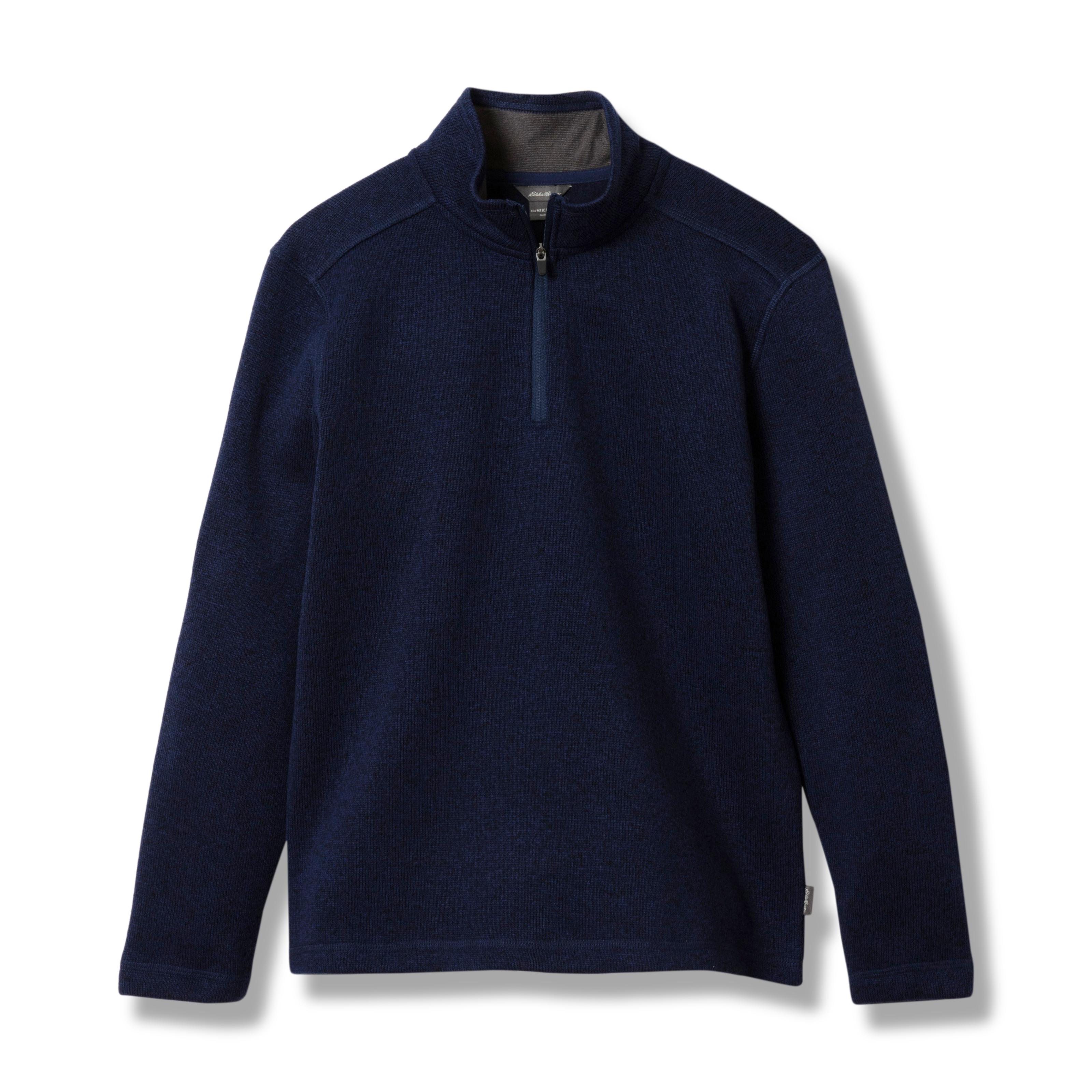RoséMuse ファーポケット付きジャージ ネイビー Eddie Bauer Kids Boys Radiator Fleece 1/4-Zip Pullover
