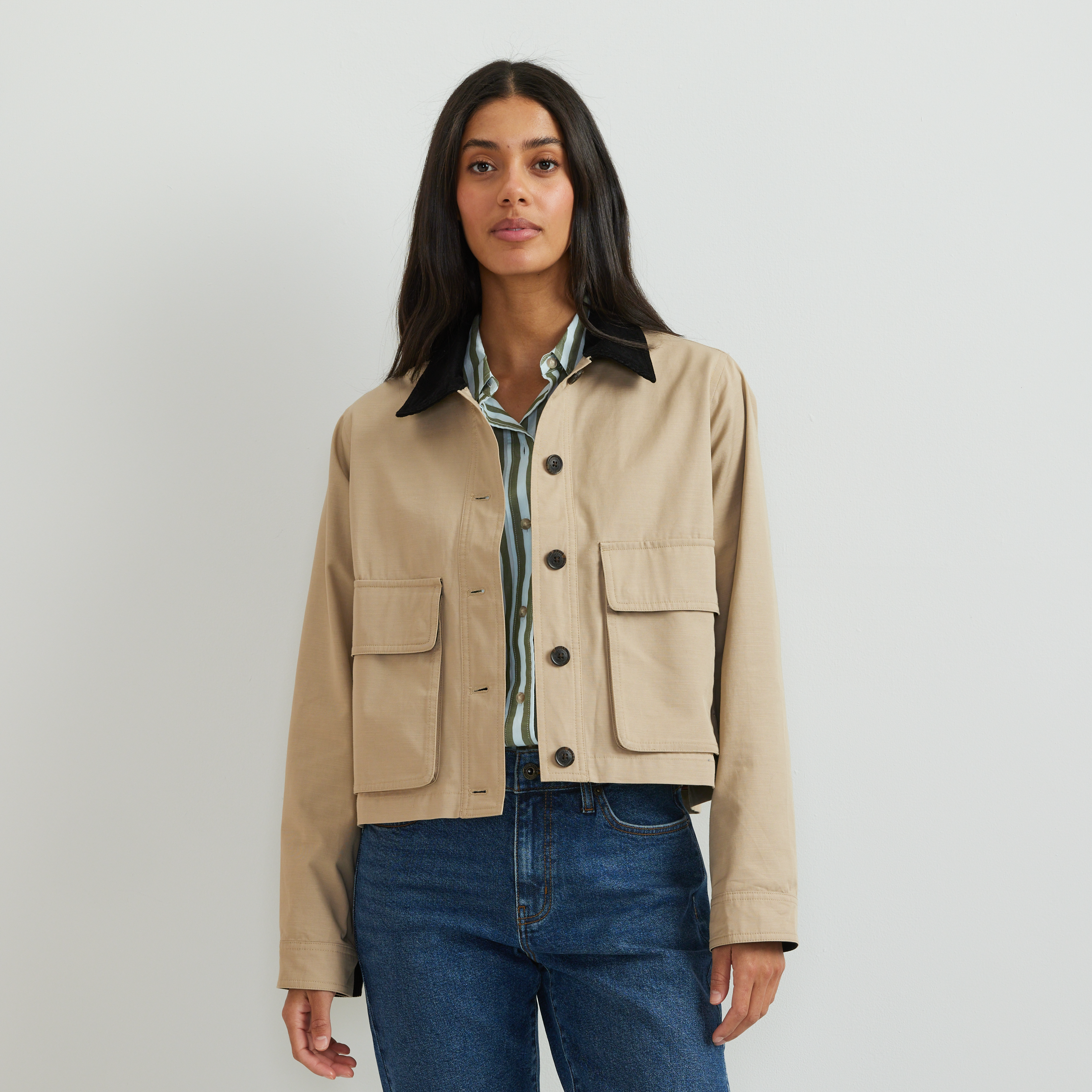 Eddie Bauer Women's Lark Cropped Barn Jacket