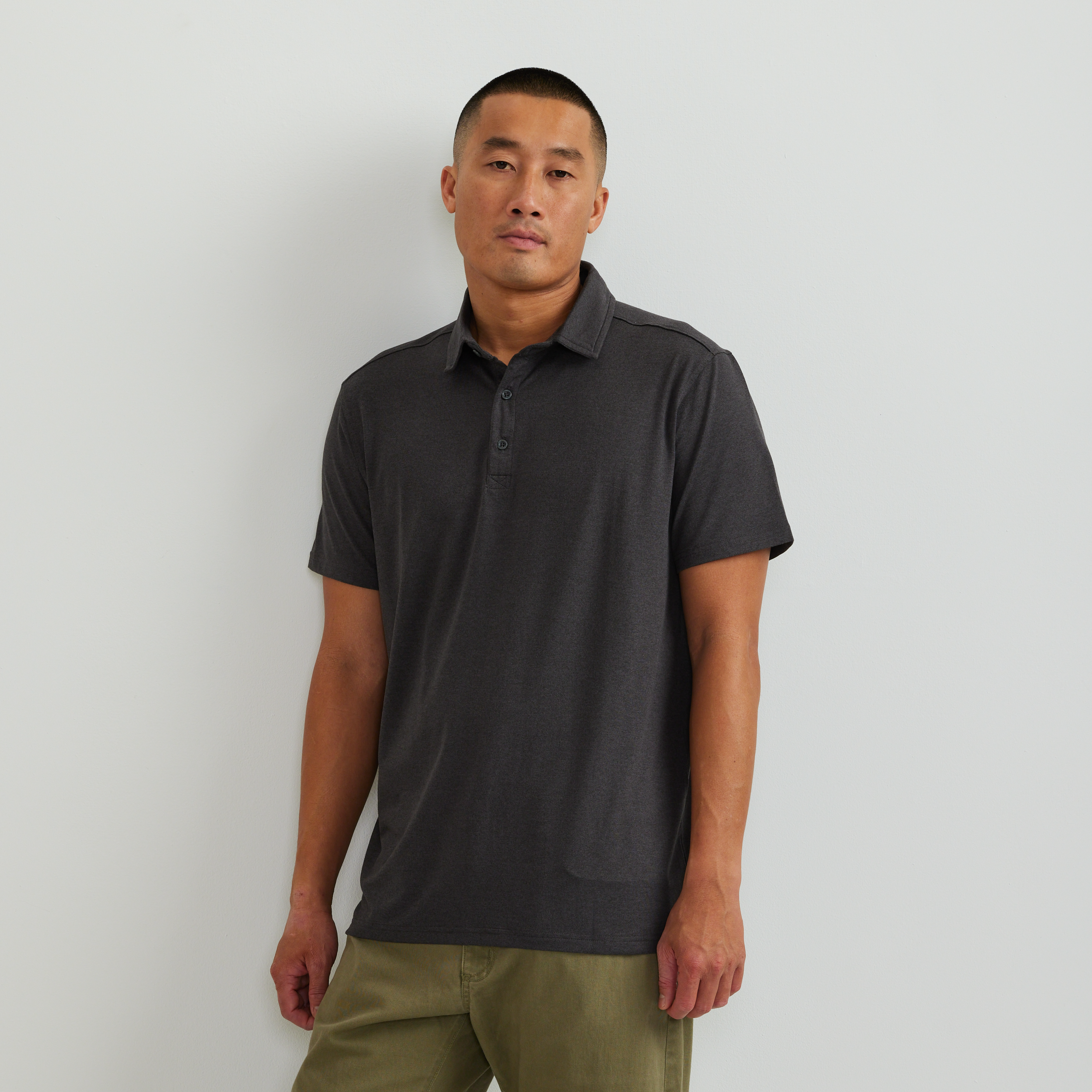 Eddie Bauer Men's SS Men'sn Trek Polo 2.0