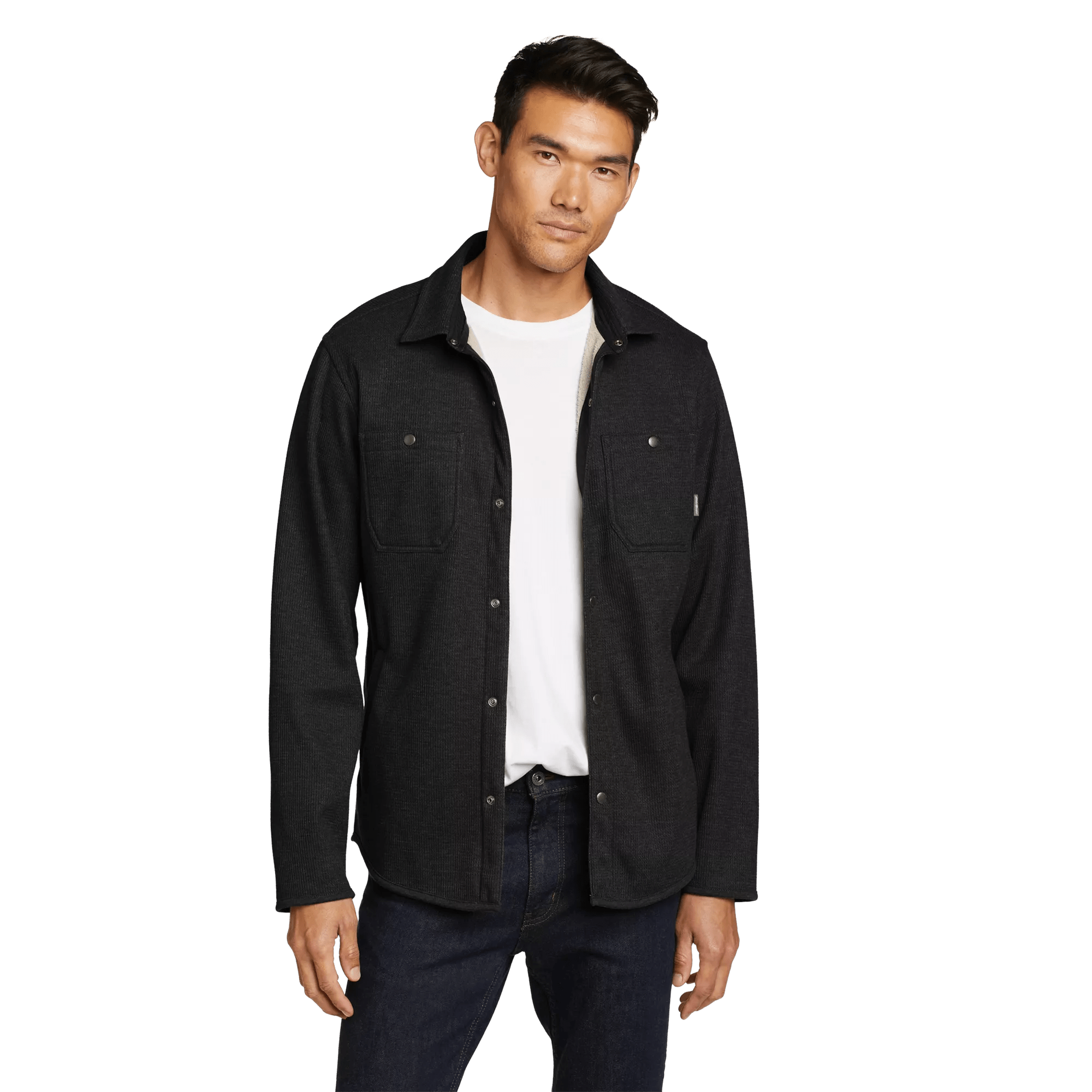 Eddie Bauer Men's LS Faux Shearling Lined The