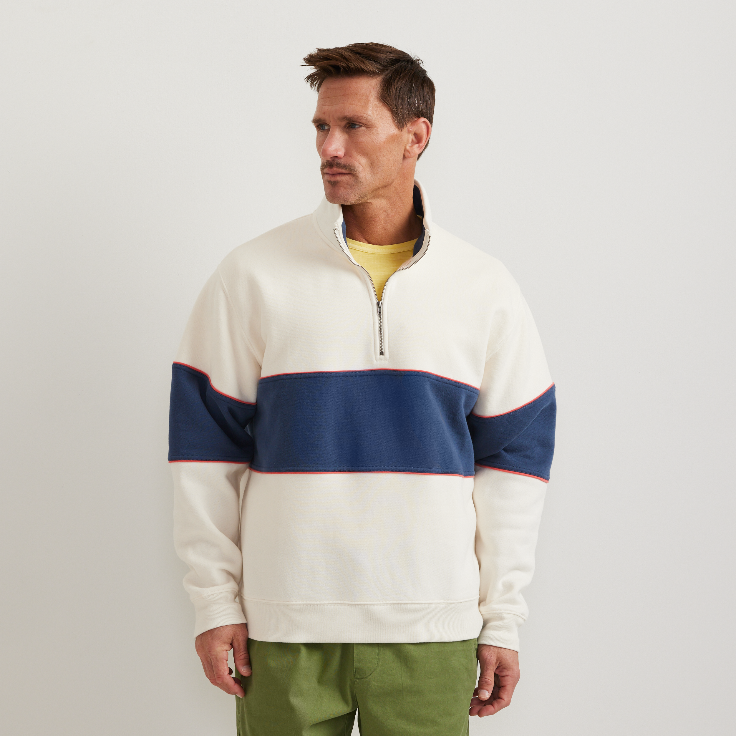 Eddie Bauer Men's The Vintage Soft Qz Stripe