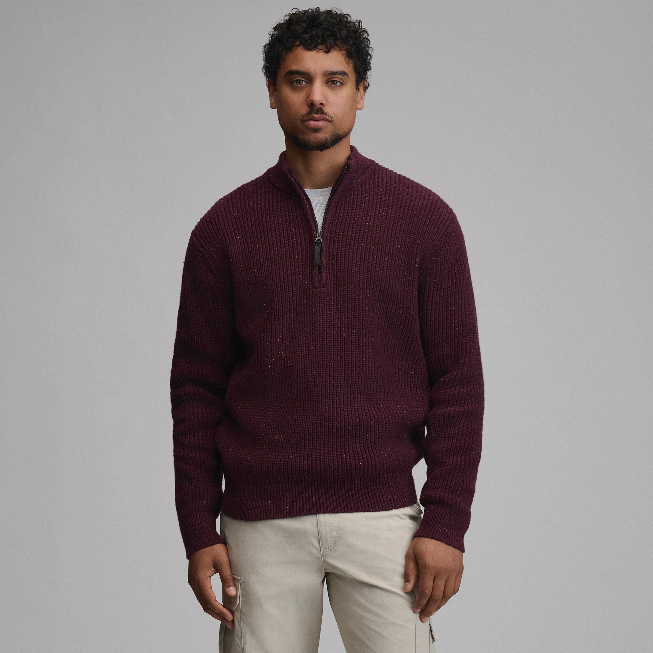 Men's Fletcher Bay Quarter-Zip Sweater – Eddie Bauer
