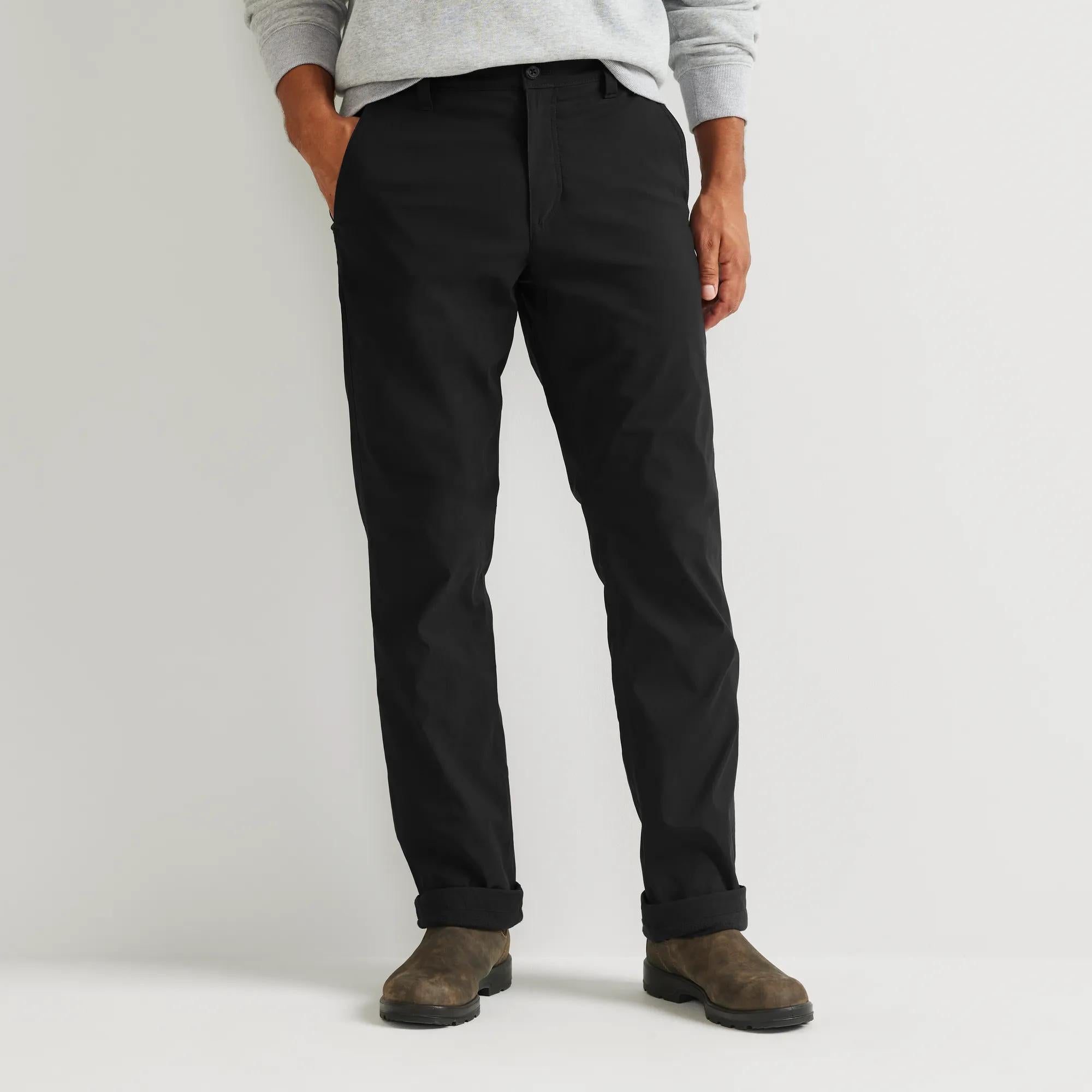 Men's Fleece-Lined Pants for Comfort & Warmth | Eddie Bauer Men's Fleece-Lined Pants for Comfort & Warmth | Eddie Bauer