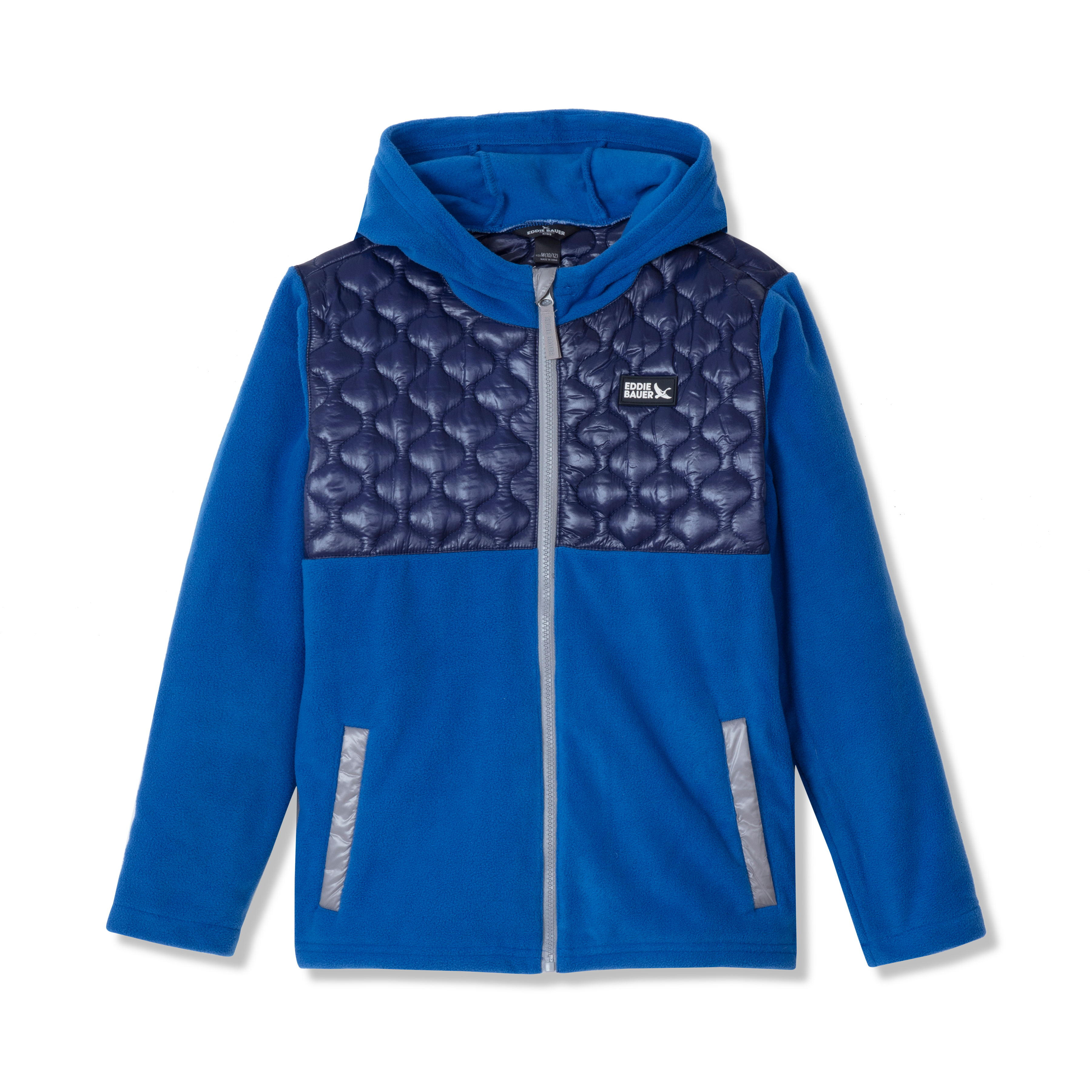 Eddie Bauer Kids Kids Quest Fleece Mixed Media Hooded Jacket