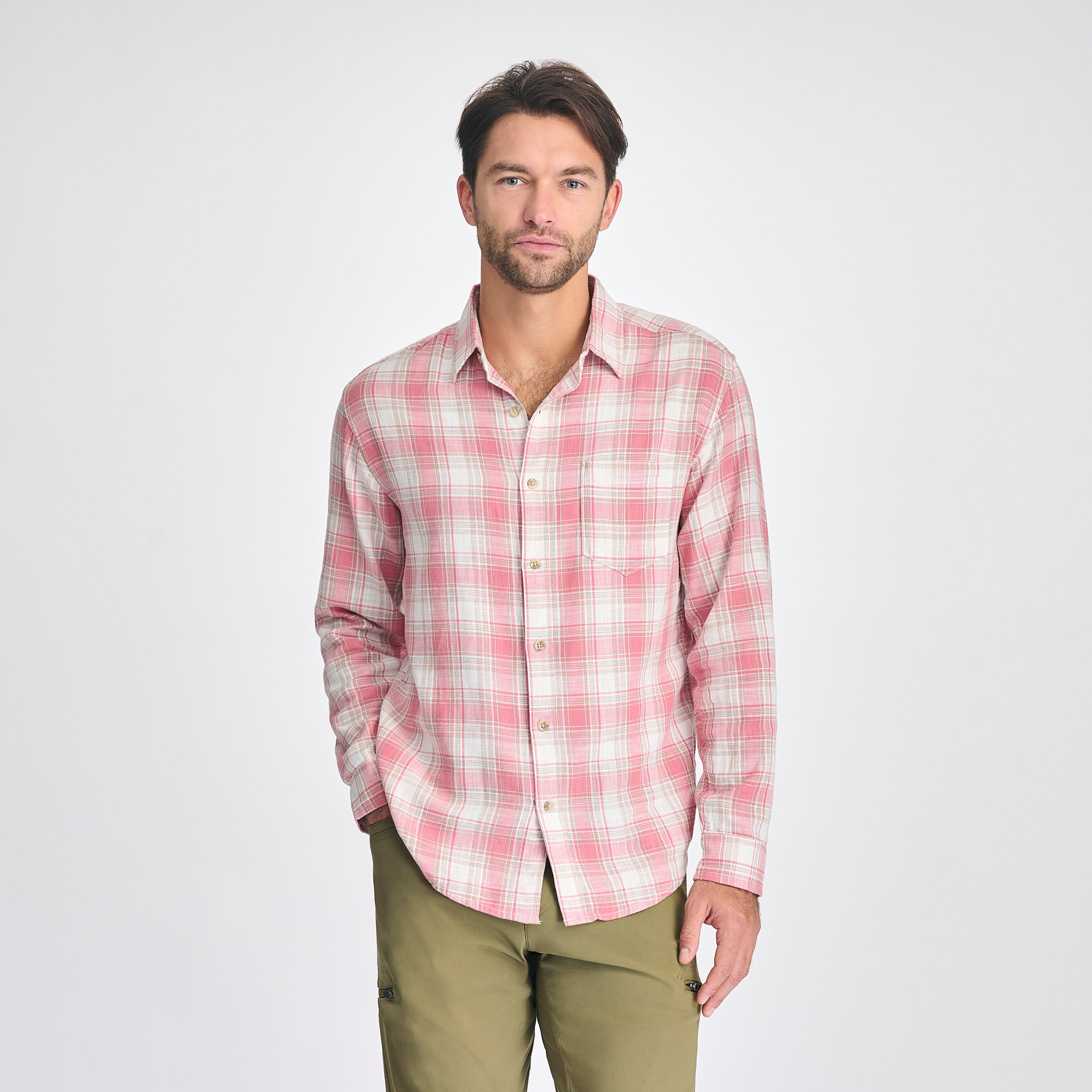 Eddie Bauer Men's LS Vintage Shirt