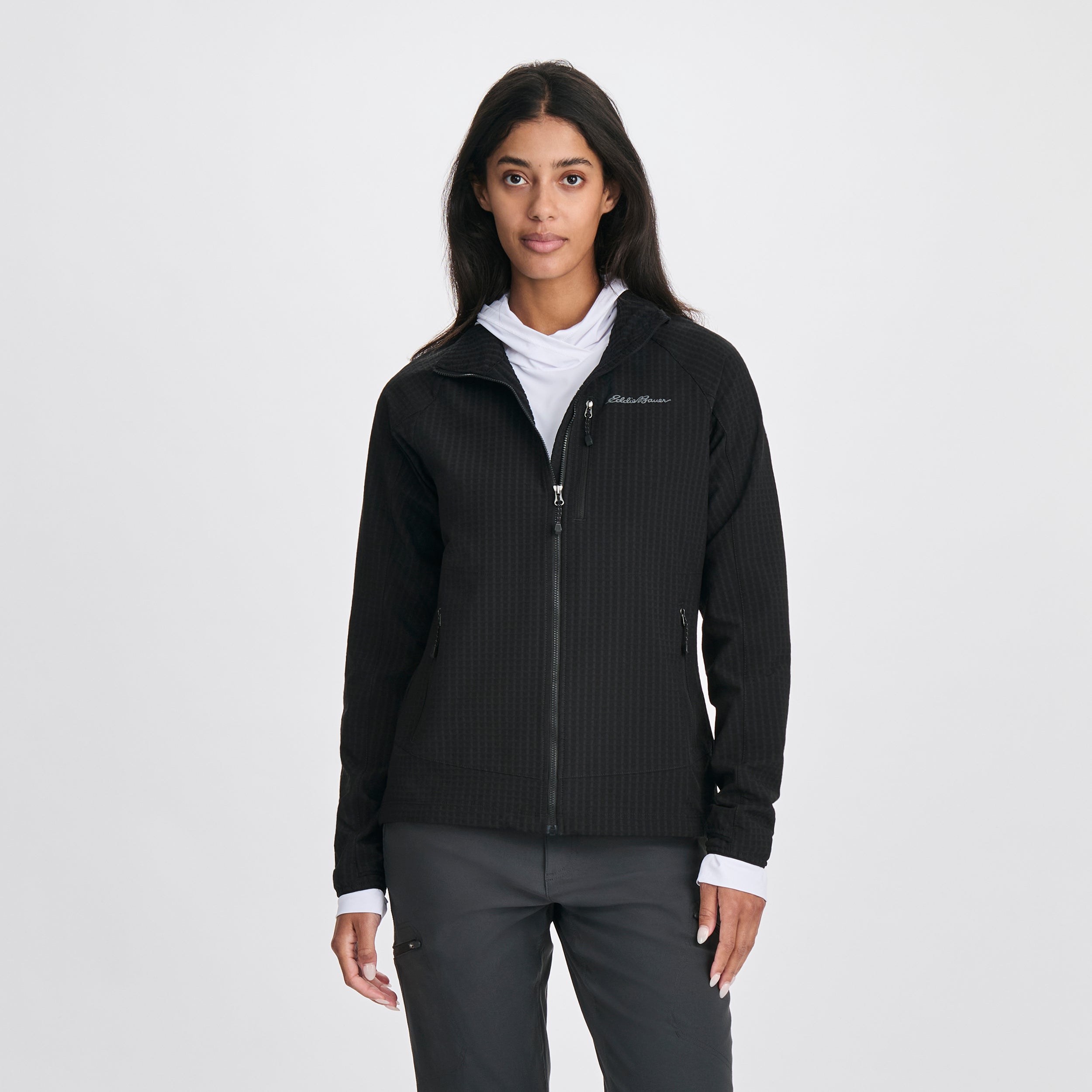 Eddie Bauer Women's Sandstone Backbone Grid Jacket