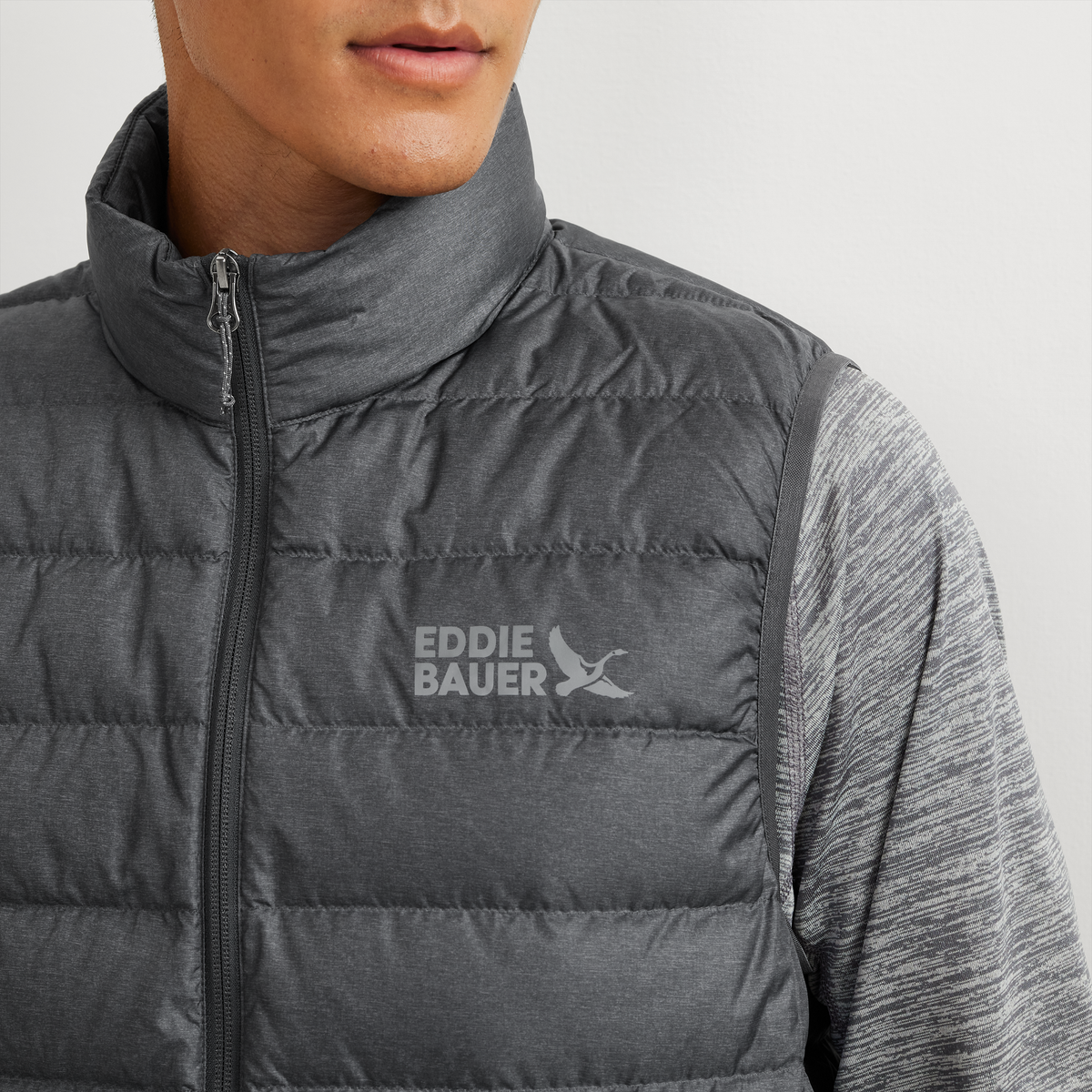 Men's CirrusLite Down Vest-Dark Smoke Hthr-3