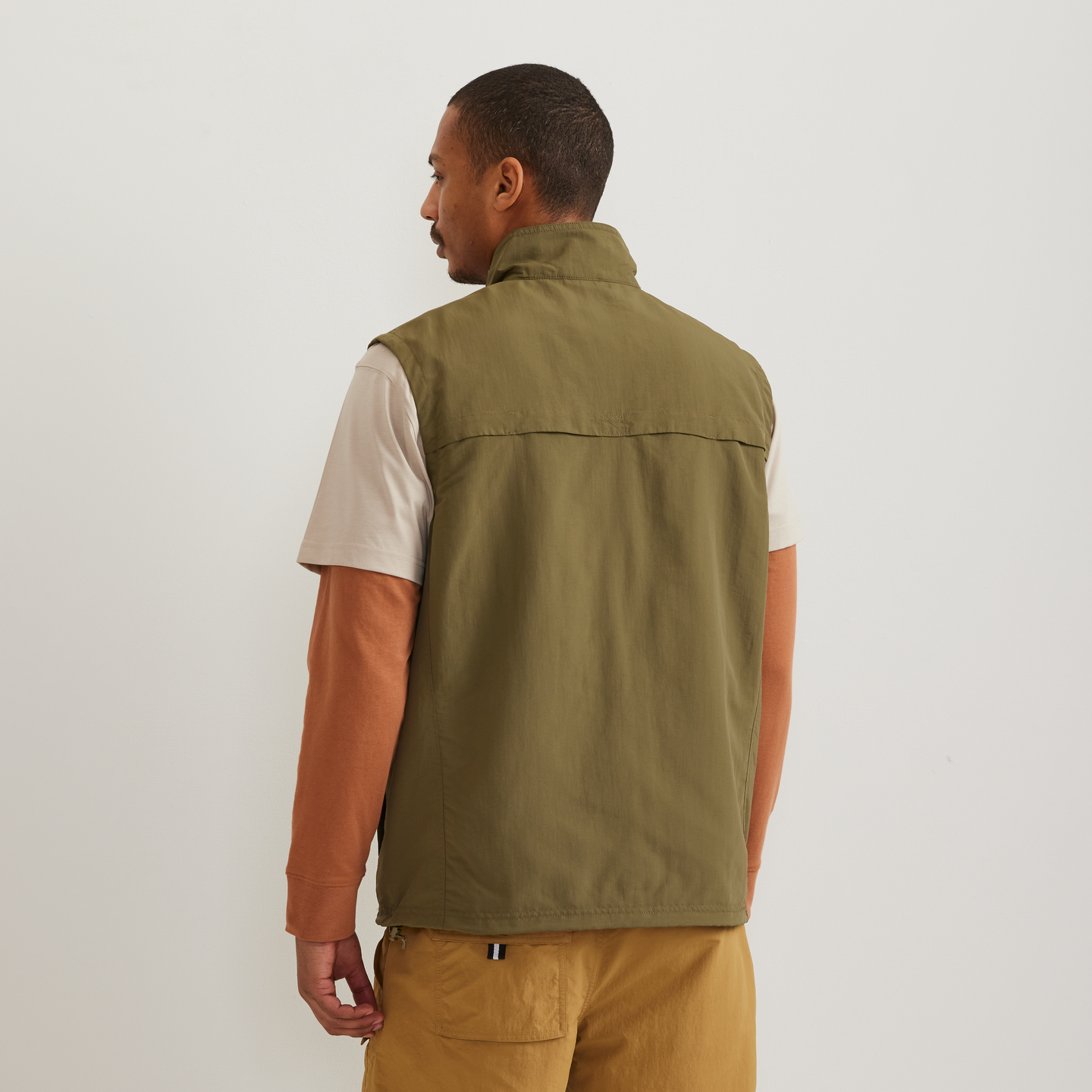 Men's Adventurer Hiking Vest-Alder-Regular-F1