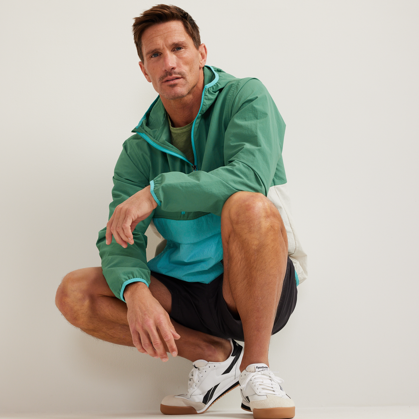 Men's Zephyr Wind Anorak-Vibrant Green-Regular-T7