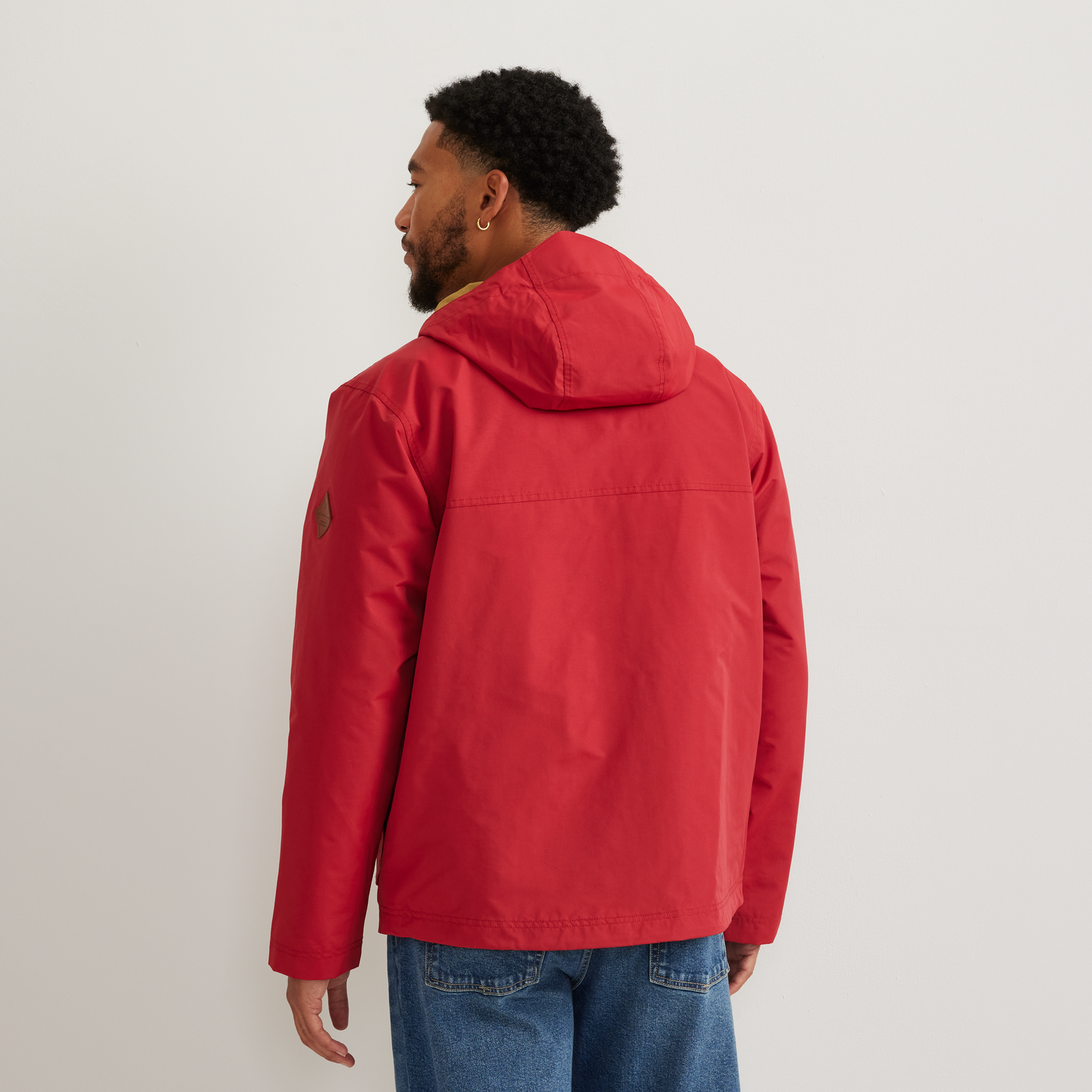 Men's Friday Harbor Rain Jacket-CERISE-Regular-F1