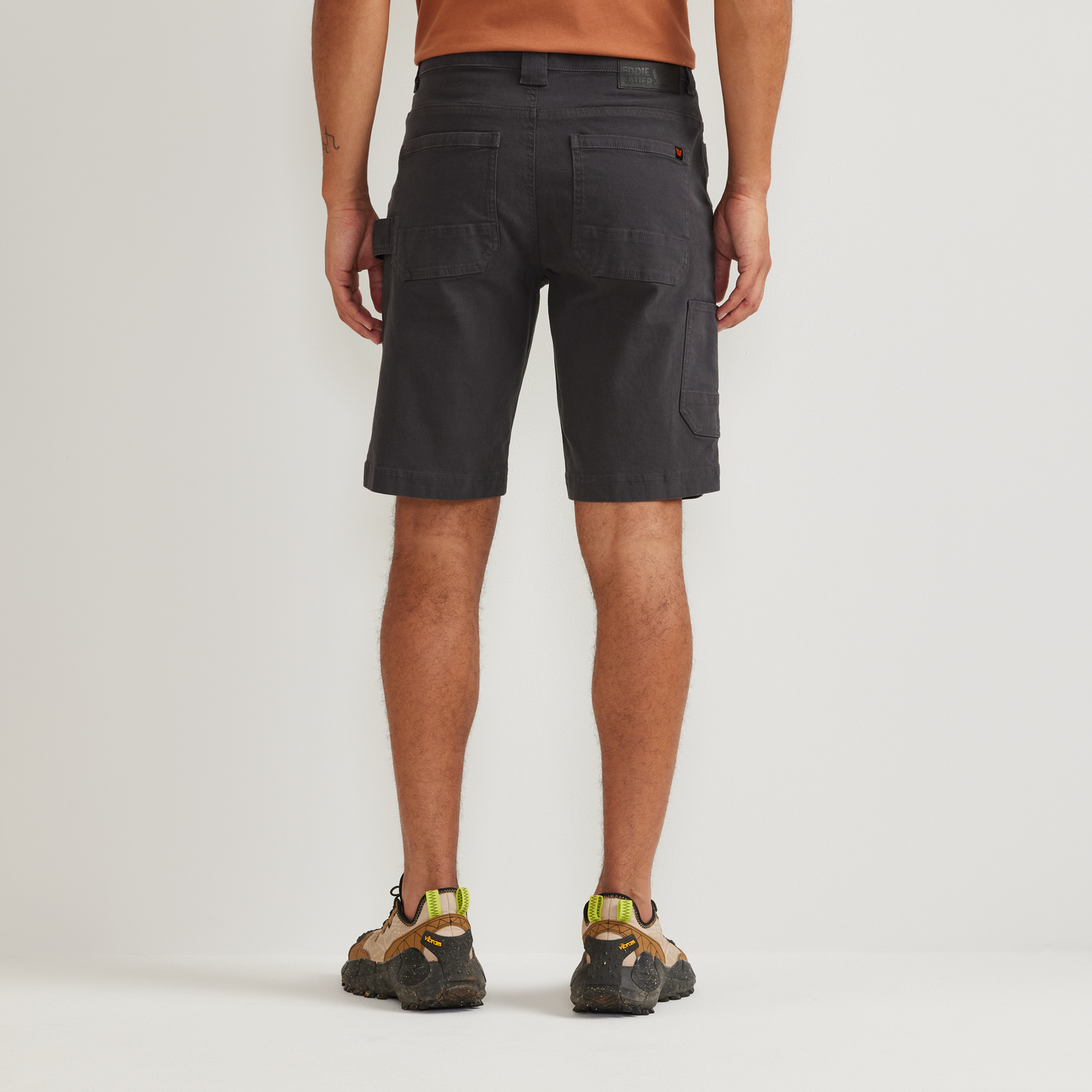Men's Mountain Flex 2.0 Canvas Shorts-Carbon-Regular-F1