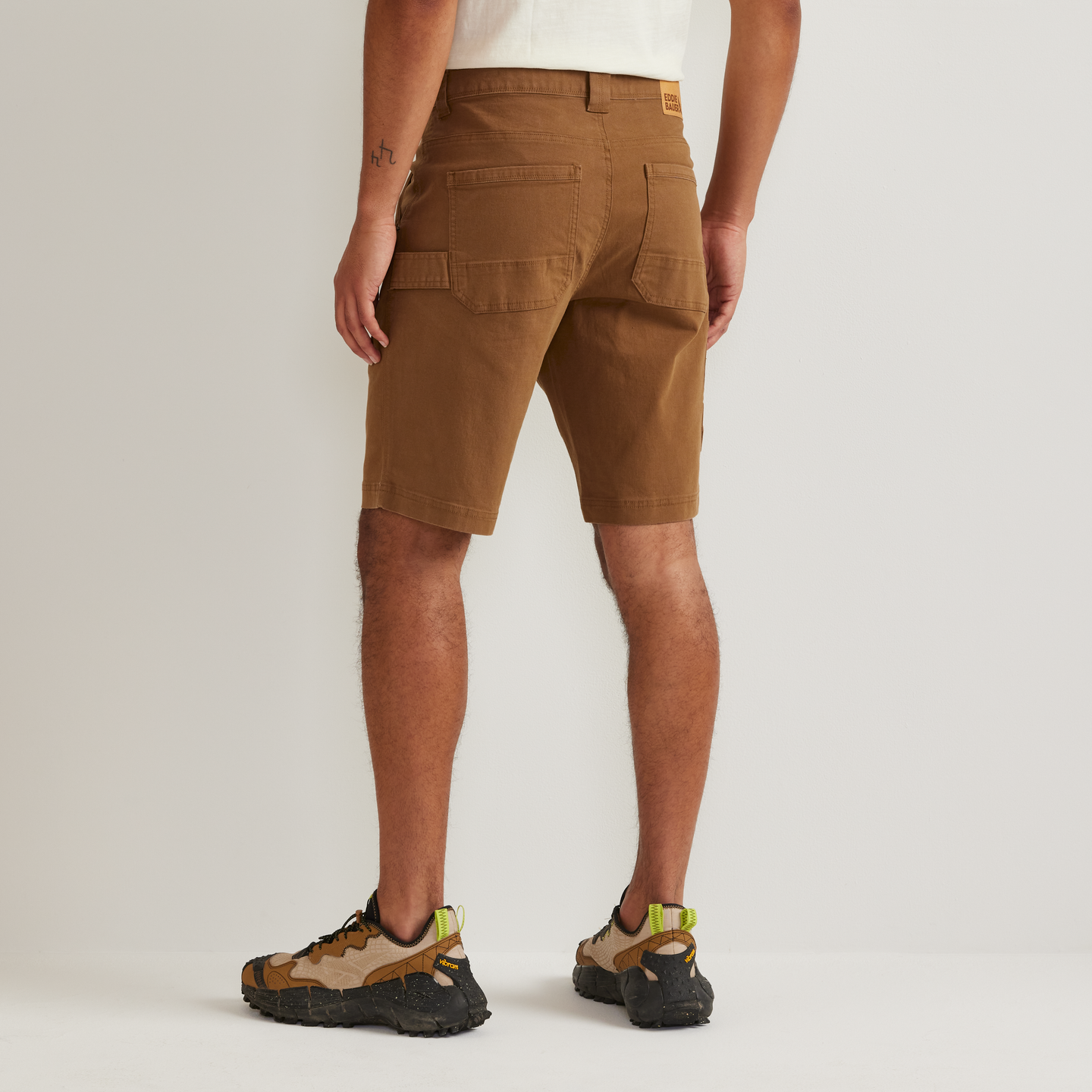 Men's Mountain Flex 2.0 Canvas Shorts-Hazelnut-Regular-F1