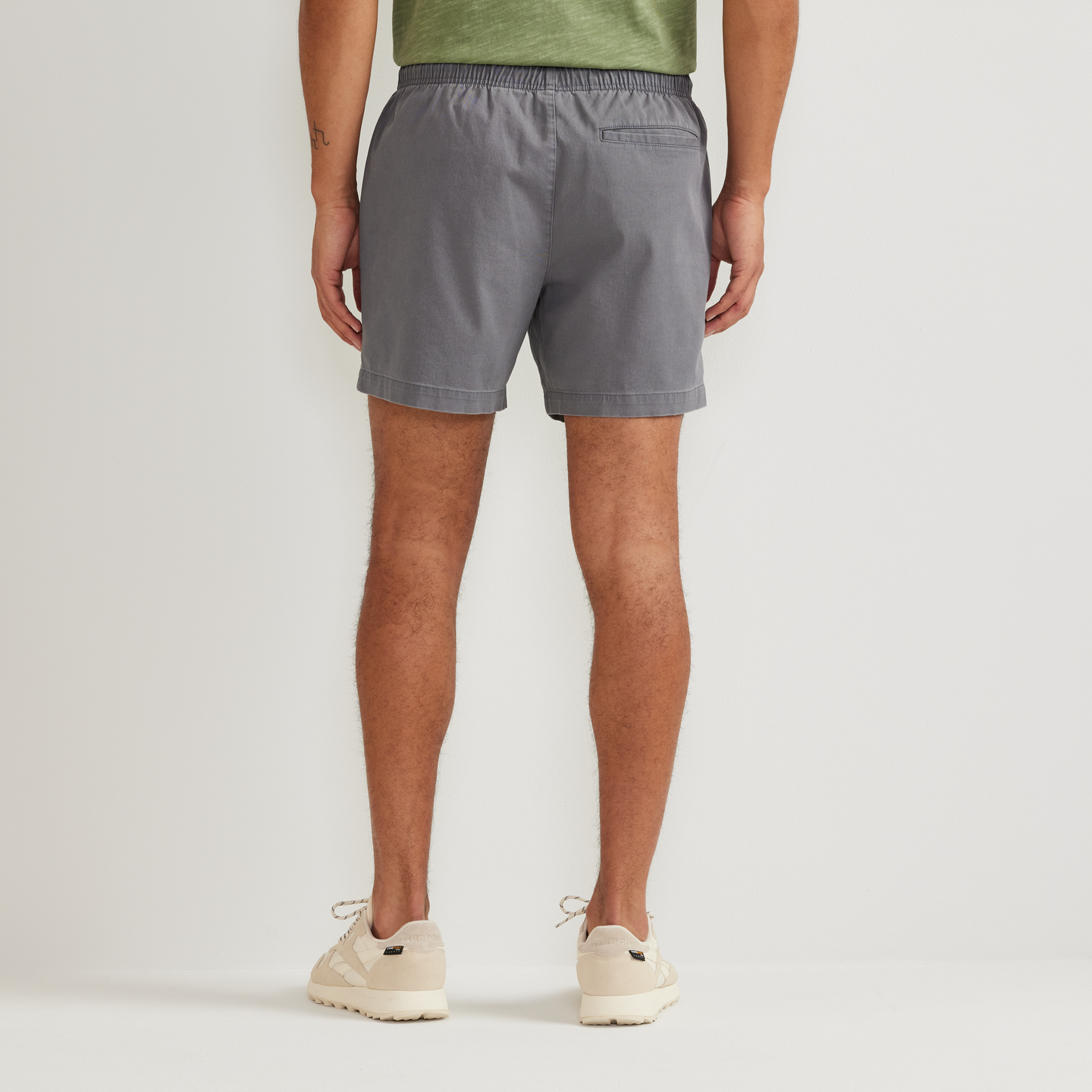 Men's Po Twill Short-Slate-Regular-F1