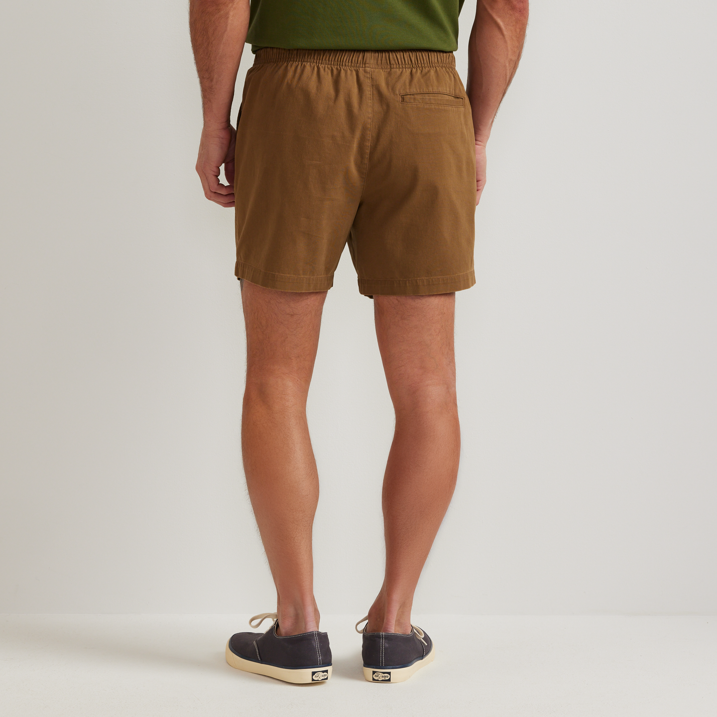 Men's Po Twill Short-Hazelnut-Regular-F1