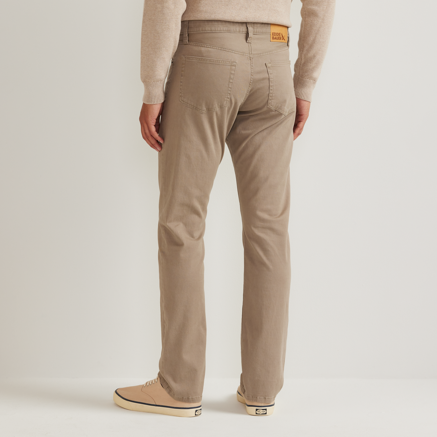 Men's Legend Wash Twill 5-Pocket Pants-Mushroom-Regular-F1