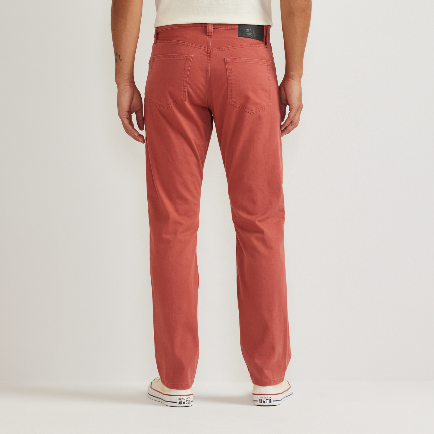 Men's Legend Wash Twill 5-Pocket Pants-Mineral Red-Regular-F1