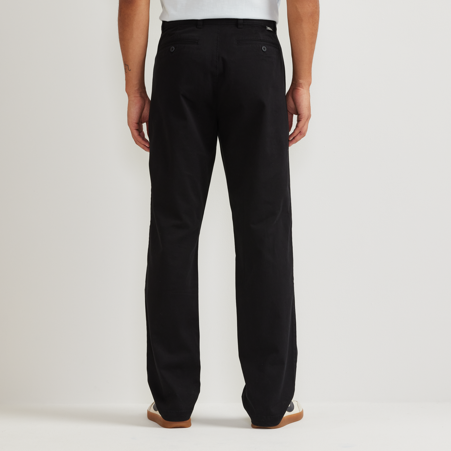 Men's Legend Wash Twill Pants-Black-Regular-F1