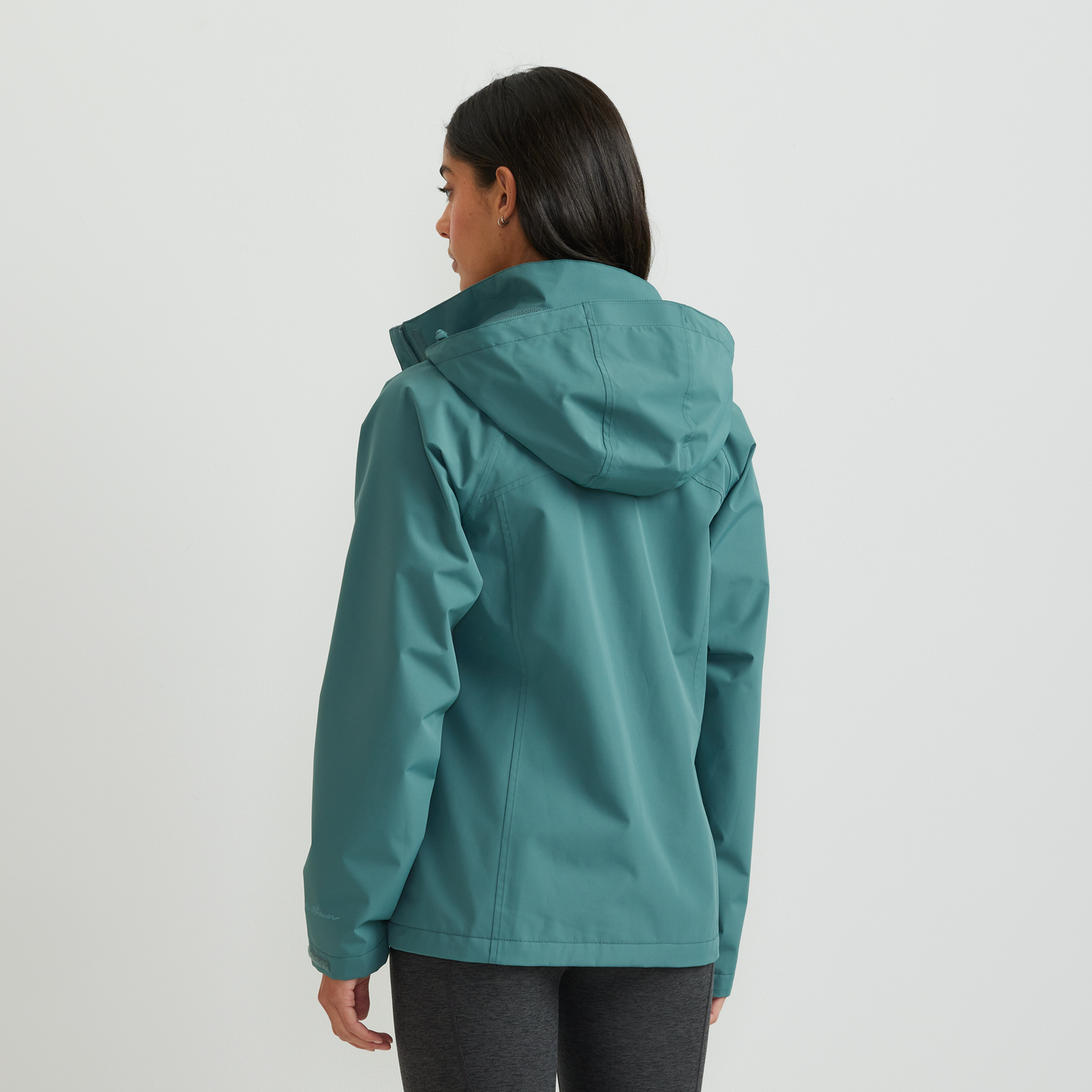 Women's Rainfoil® Waterproof Packable Hooded Rain Jacket-Patina-Regular-F1