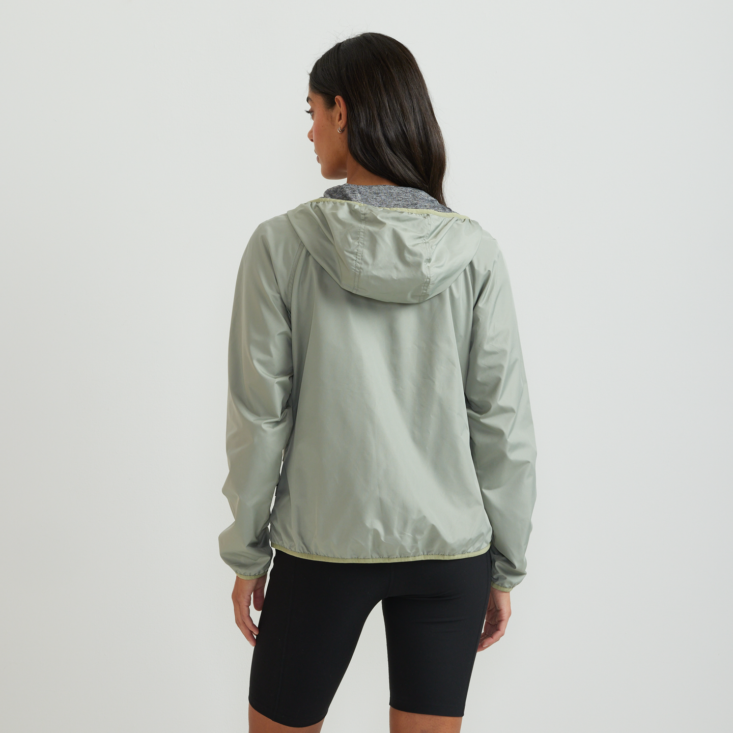 Women's Quilo Lined Windproof Wind Jacket-Dusty Sage-Regular-F1