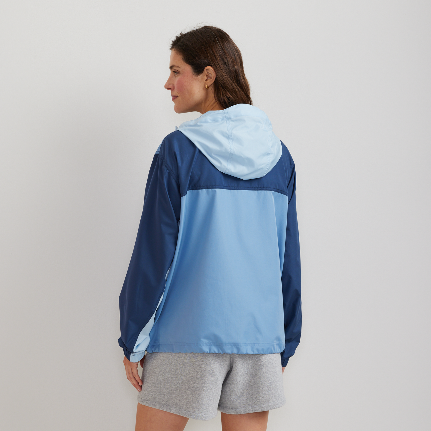 Women's Momentum Windproof Hoodie-Blue Fog-Regular-F1