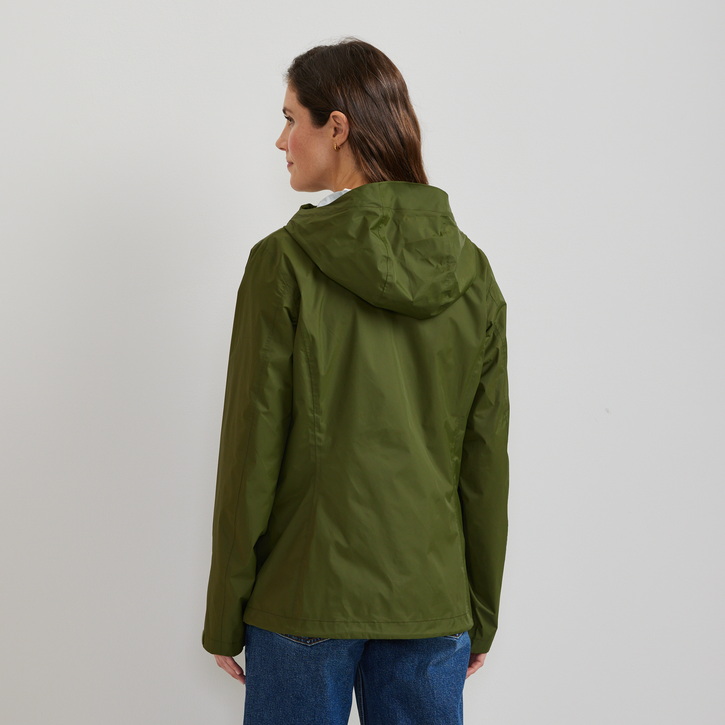 Women's RipPac® Pro Waterproof Hooded Rain Jacket-Irish Moss-Regular-F1