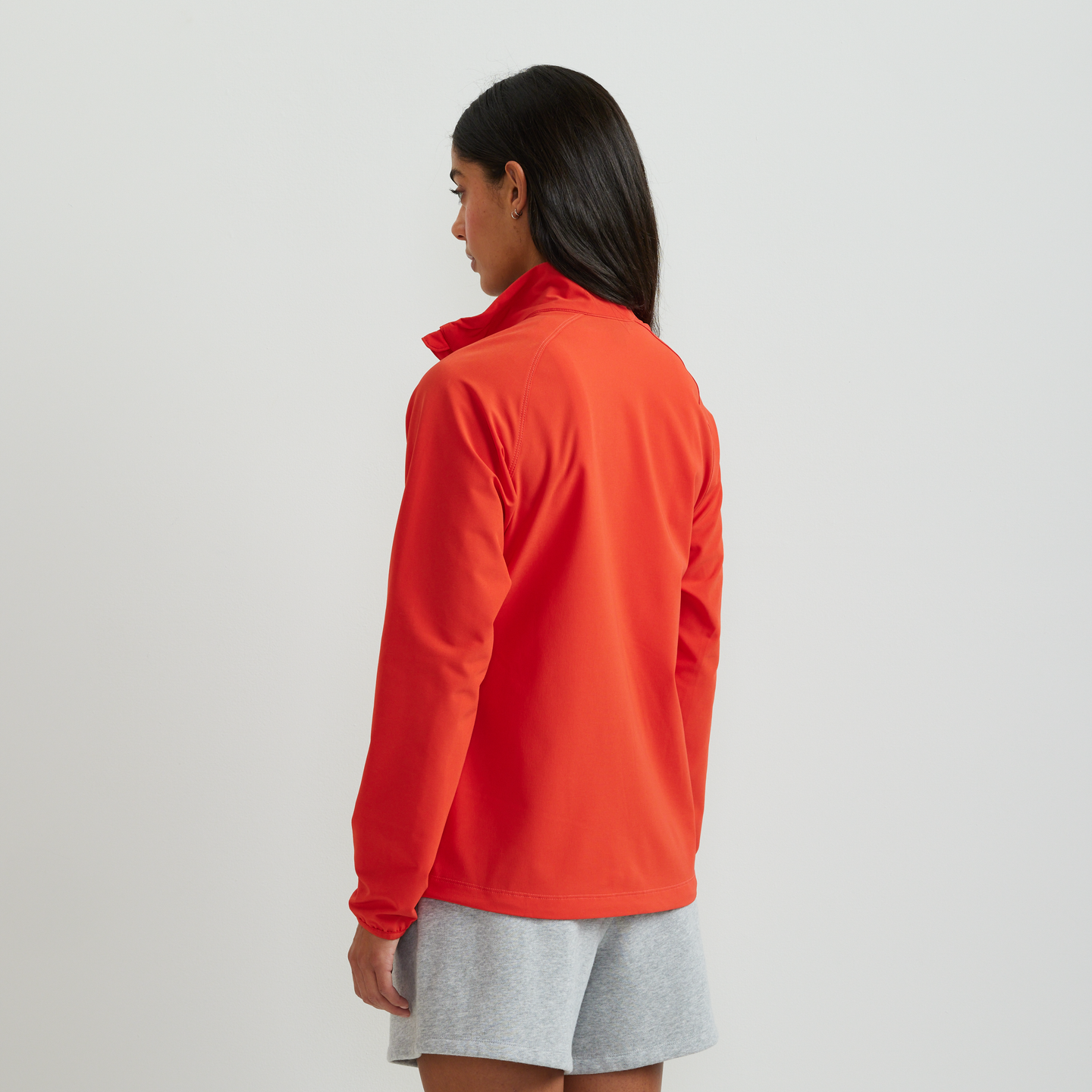 Women's Stratify Soft Shell Jacket-Dk Persimmon-Regular-F1