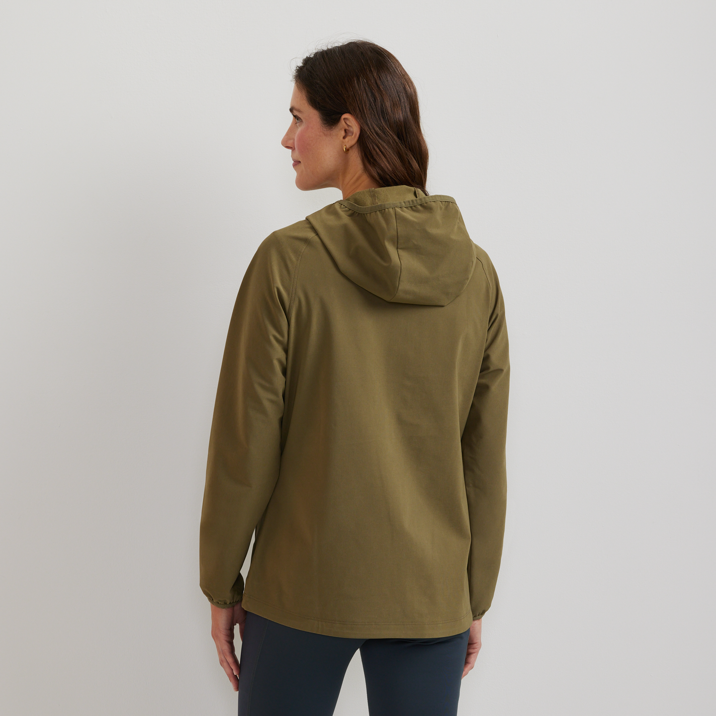 Women's Stratify Soft Shell Hoodie-Alder-Regular-F1