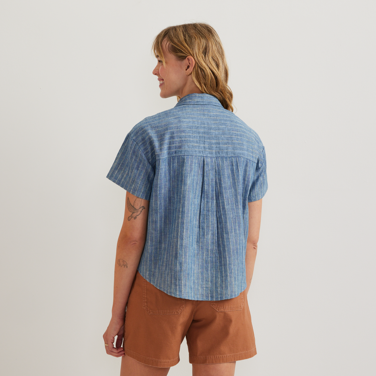 Women's Destination 2 Pocket SS Utility-Indigo-Regular-F1