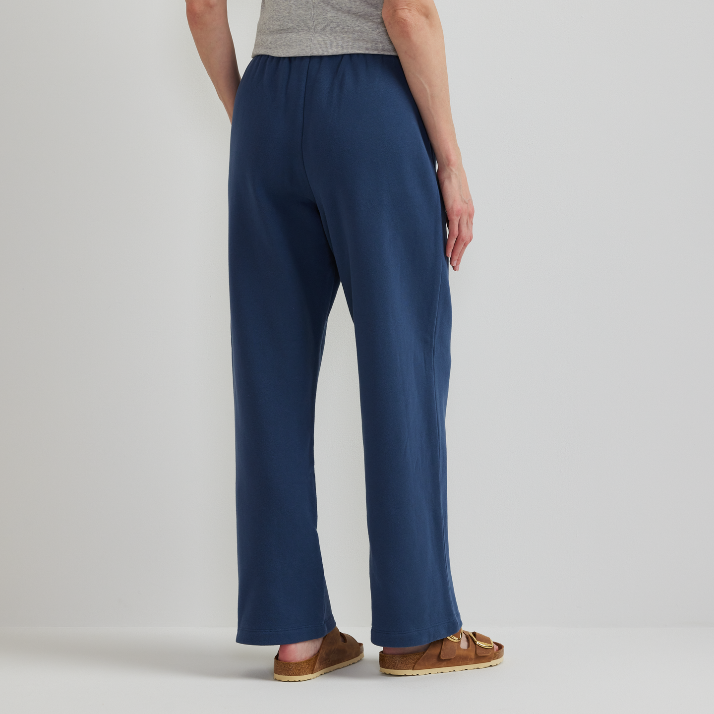 Women's Vintage Soft Relaxed Fit Wide Leg Sweatpants-Dusk-Regular-F1