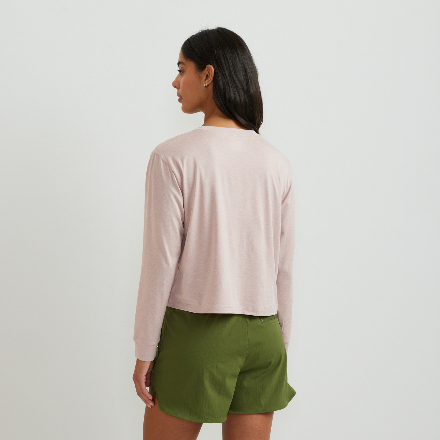 Women's Surreal Travel Long-Sleeve Shirt-Calla Lily-Regular-F1