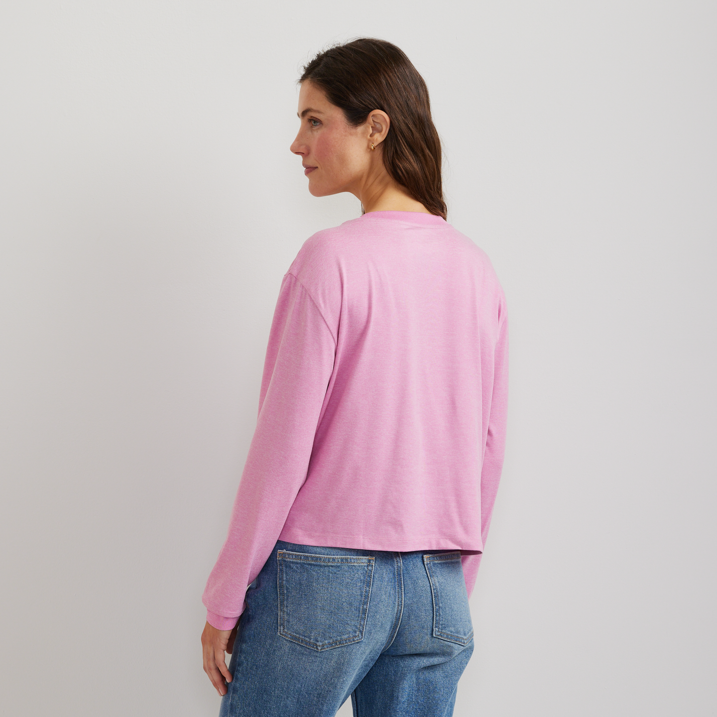 Women's Surreal Travel Long-Sleeve Shirt-Misty Rose-Regular-F1