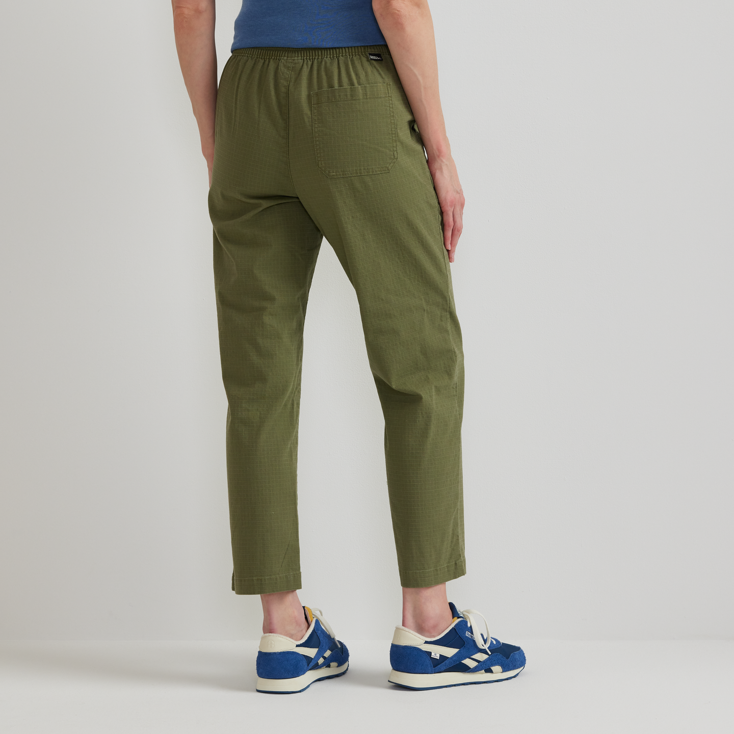 Women's Cotton Ripstop Ankle Pants-Alder-Regular-F1