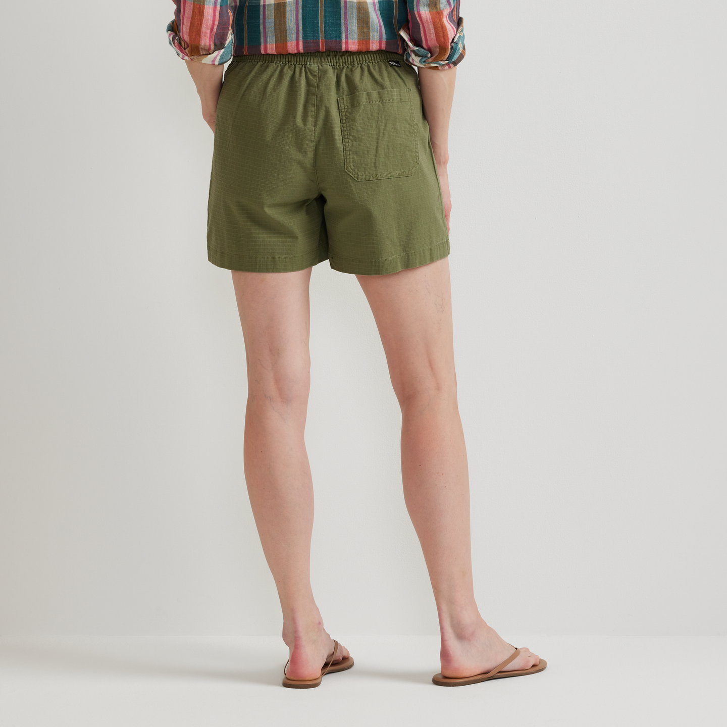 Women's Cotton Ripstop Shorts-Alder-Regular-F1