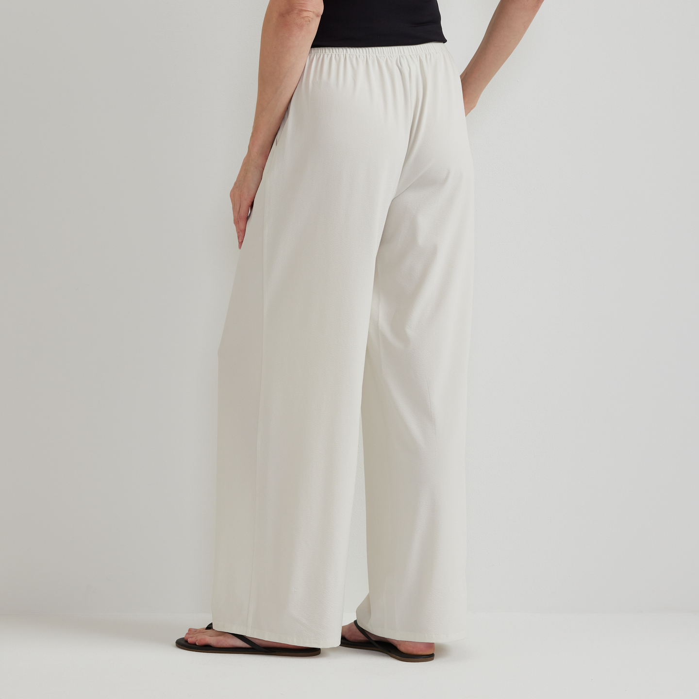 Women's Rio Textured Pants-Pumice-Regular-F1