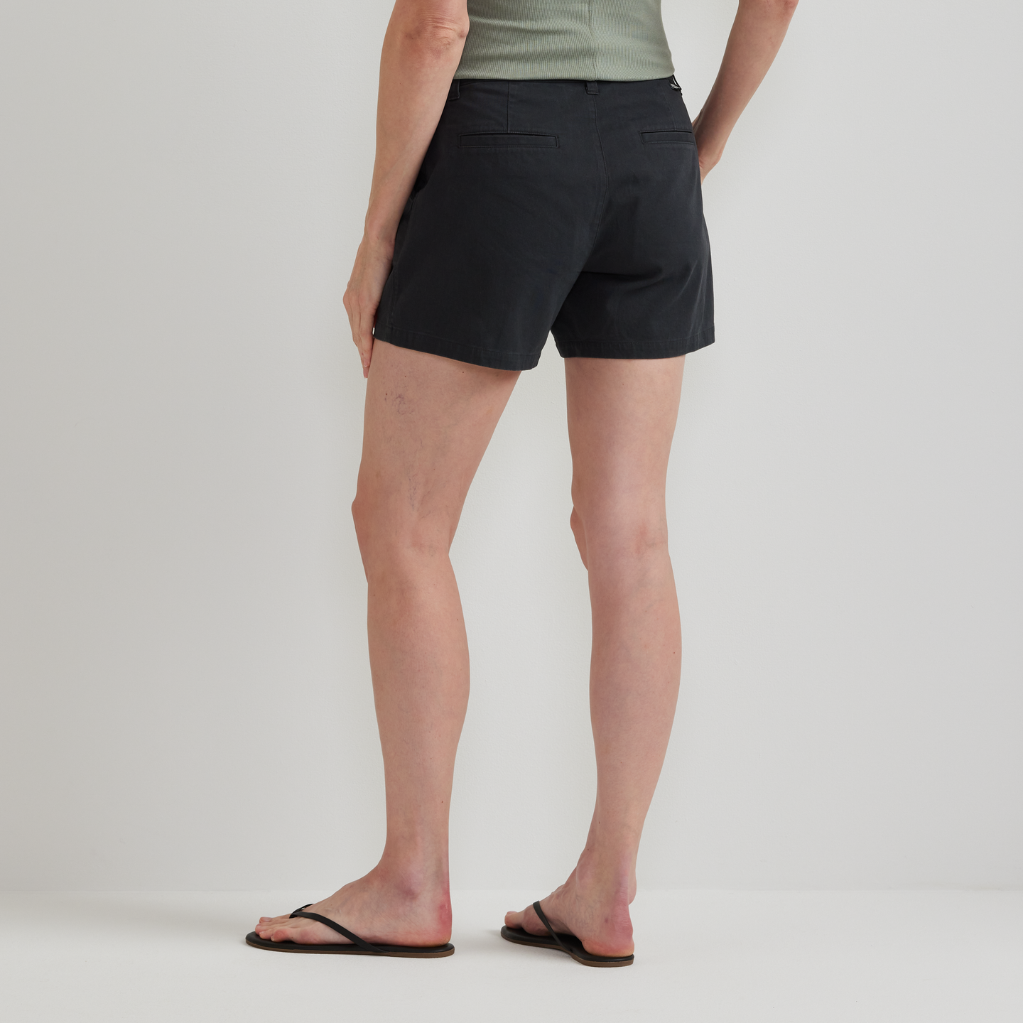 Women's Softened Legend Wash Shorts-Carbon-Regular-F1