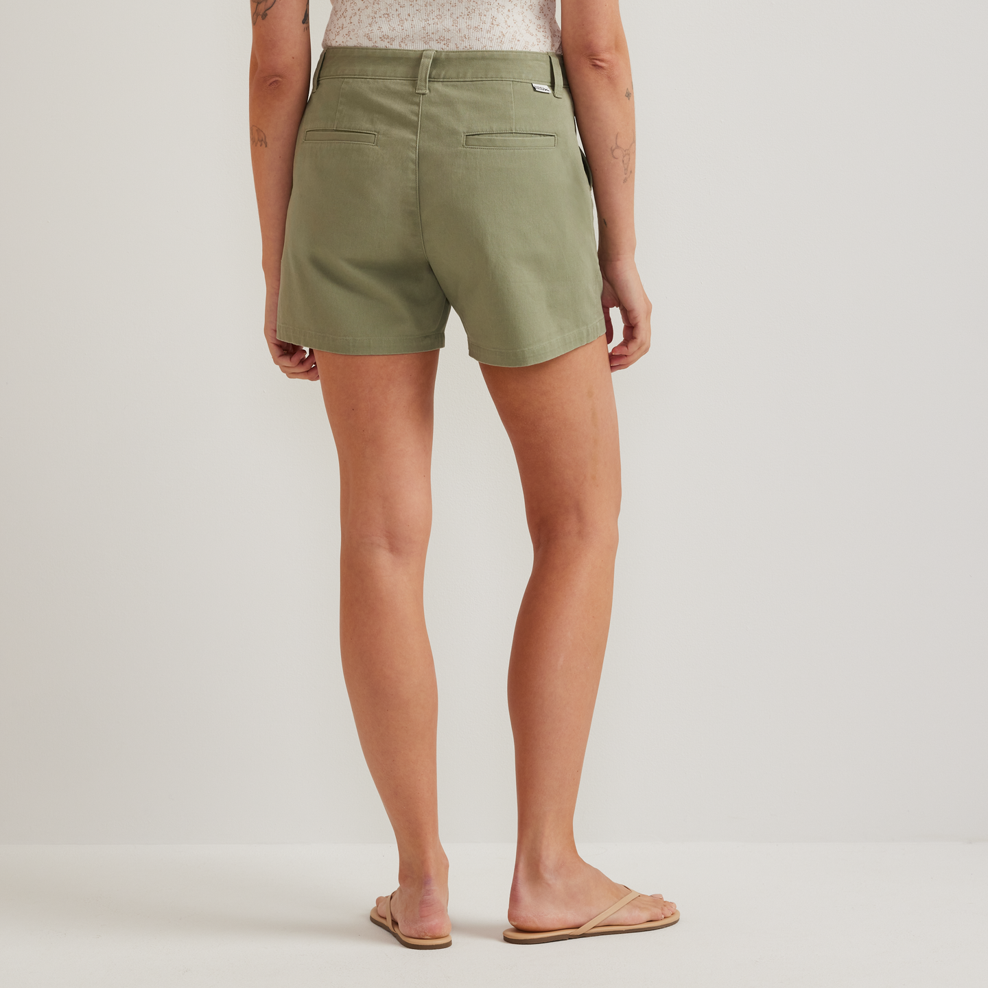 Women's Softened Legend Wash Shorts-Dusty Sage-Regular-F1