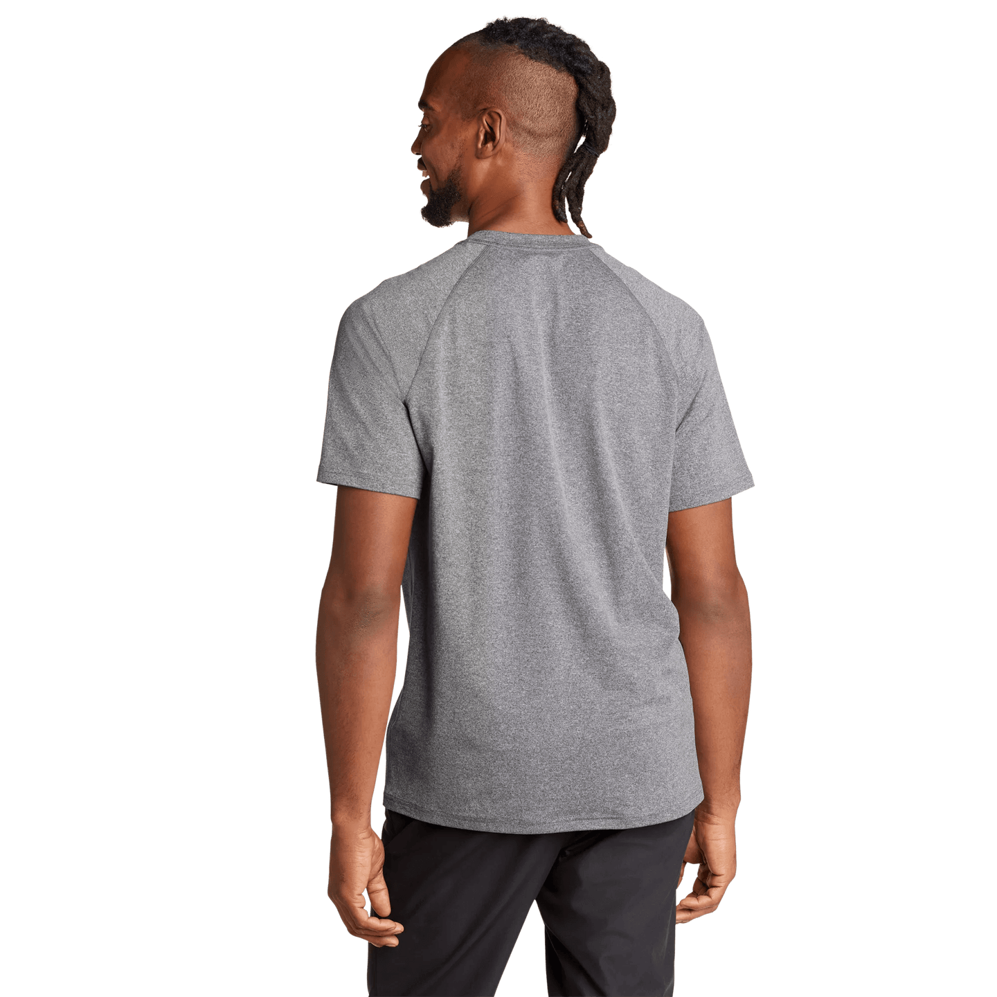 Men's Mountain Trek Short-Sleeve T-Shirt Med Htr Gray Regular-2