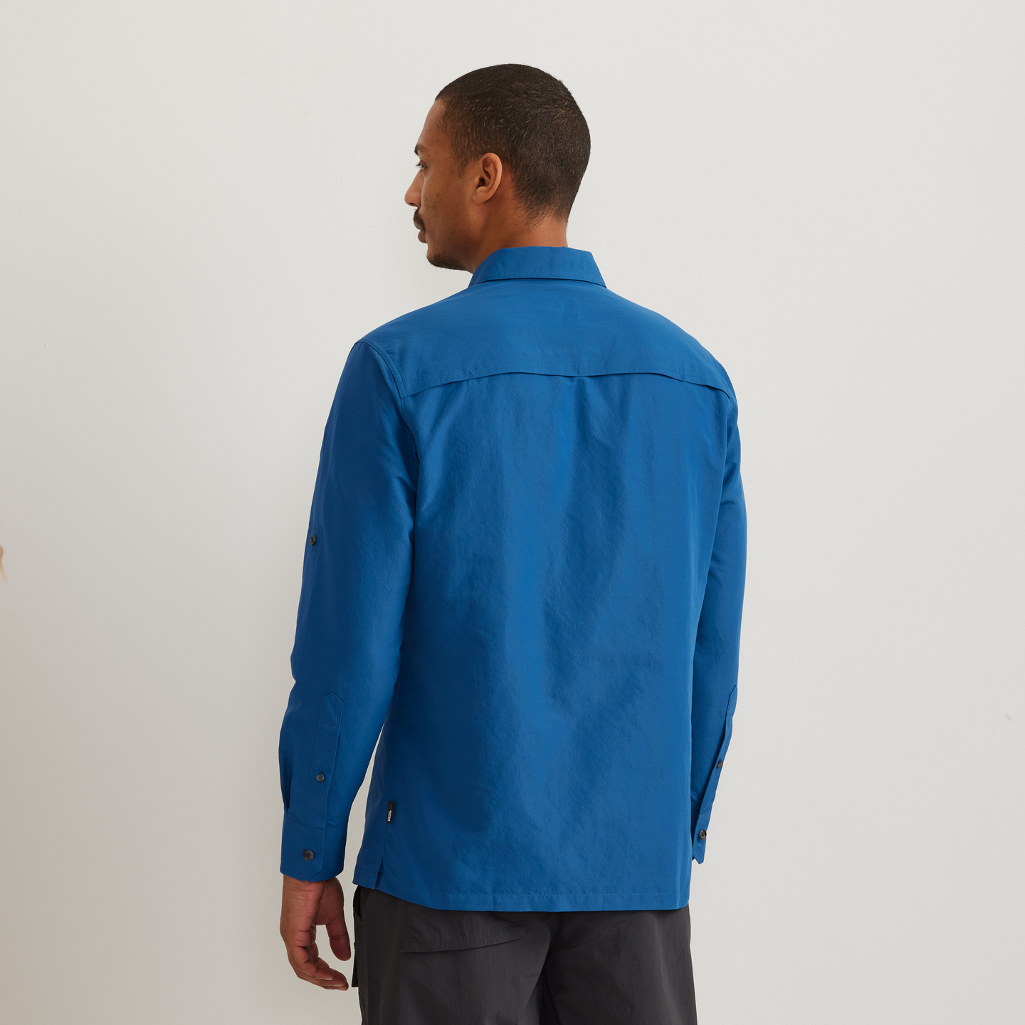 Men's Rainier Long-Sleeve Ripstop Shirt-Willow Blue-Regular-F1