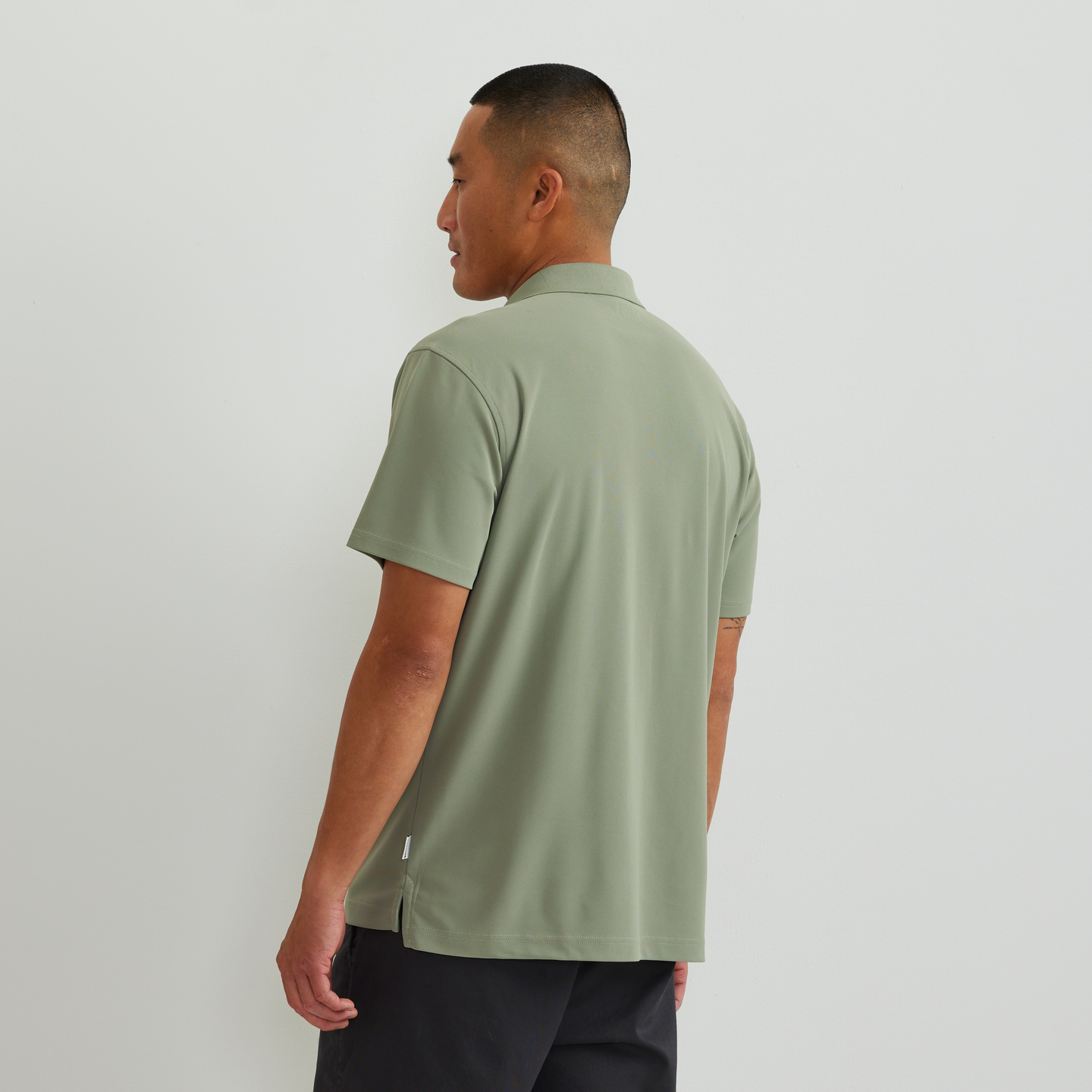 Men's SS Fairway Polo-Dusty Sage-Regular-F1