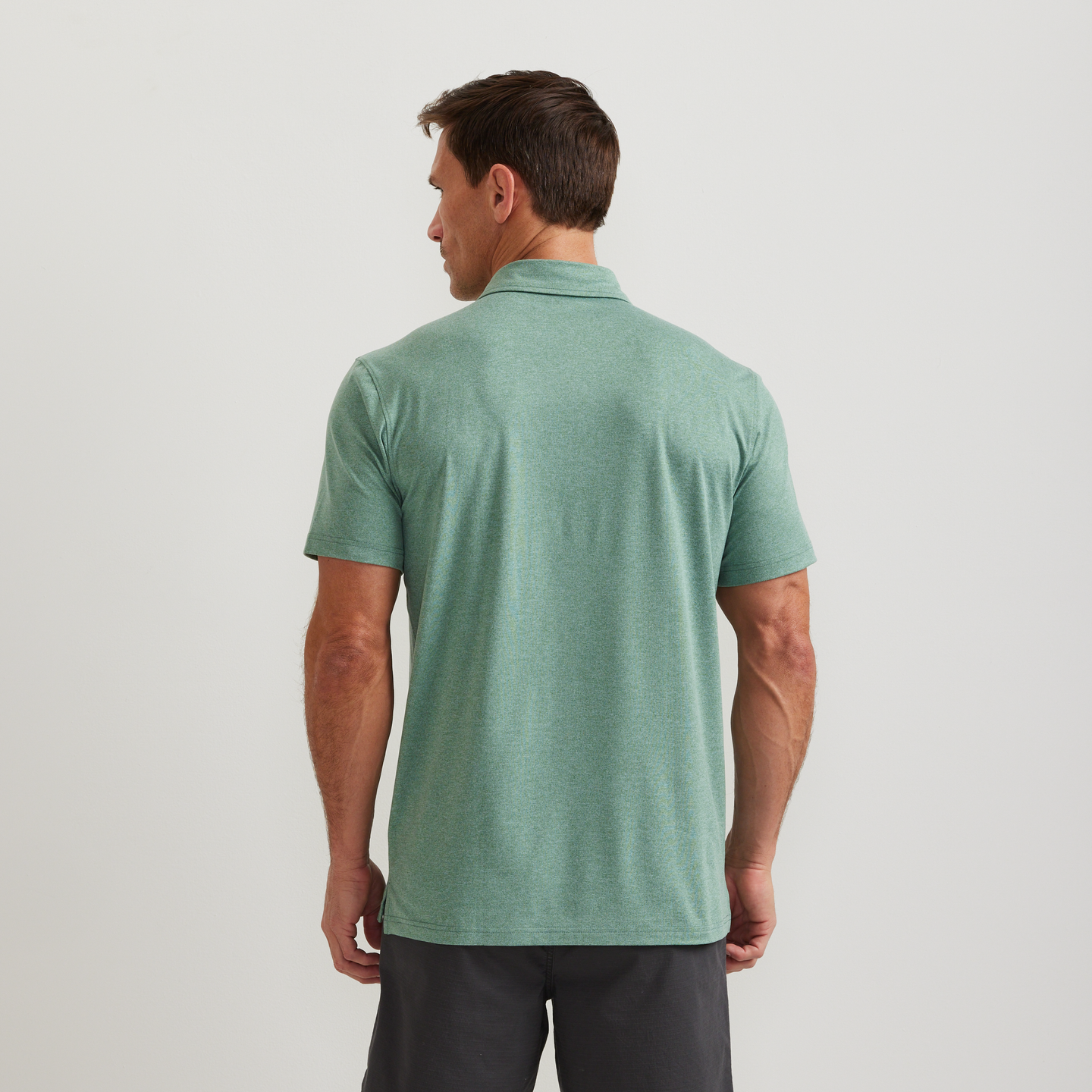 Men's Mountain Trek 2.0 Polo-Vibrant Green-Regular-F1