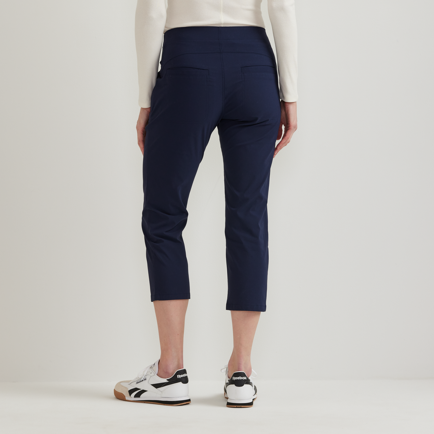 Women's Horizon High-Rise Straight Leg Cropped Pants-Atlantic-Regular-F1