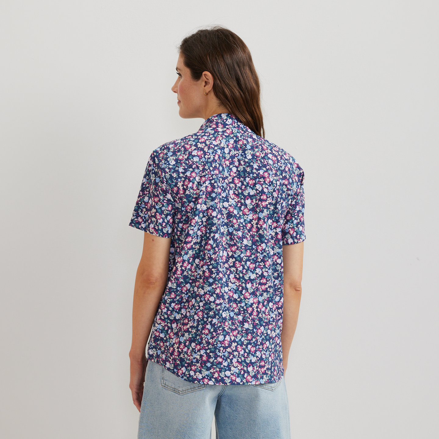 Women's Mountain 3.0 Short-Sleeve Shirt - Print-Wine-Regular-F1