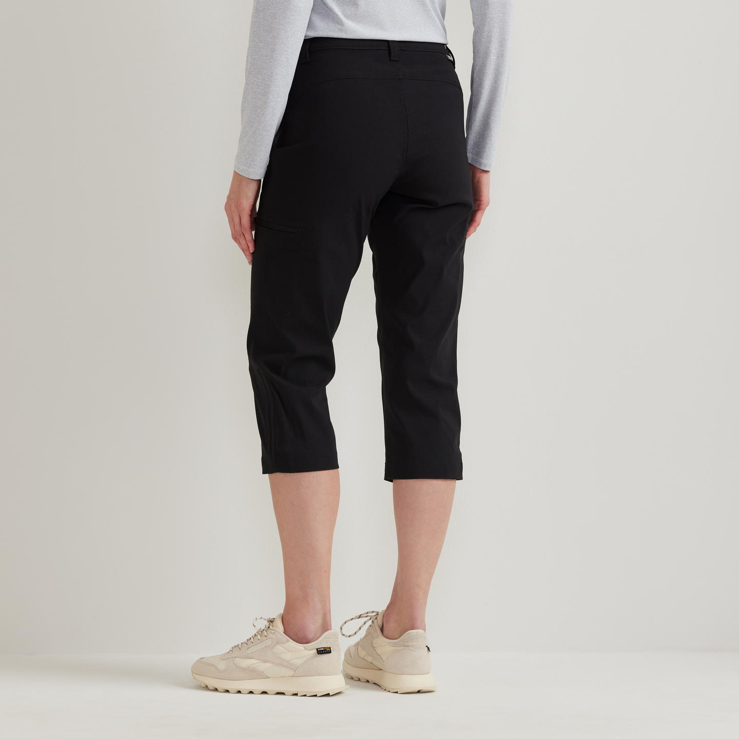 Women's Guide Pro High Rise Capri-Black-Regular-F1