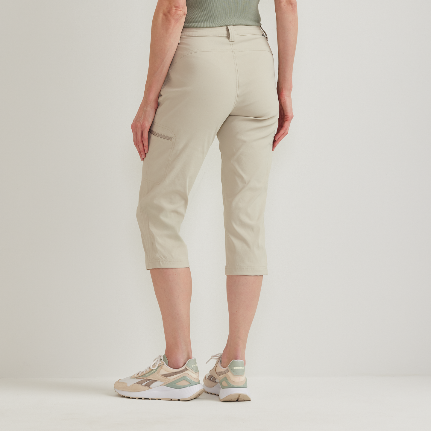 Women's Guide Pro High Rise Capri-Pumice-Regular-F1