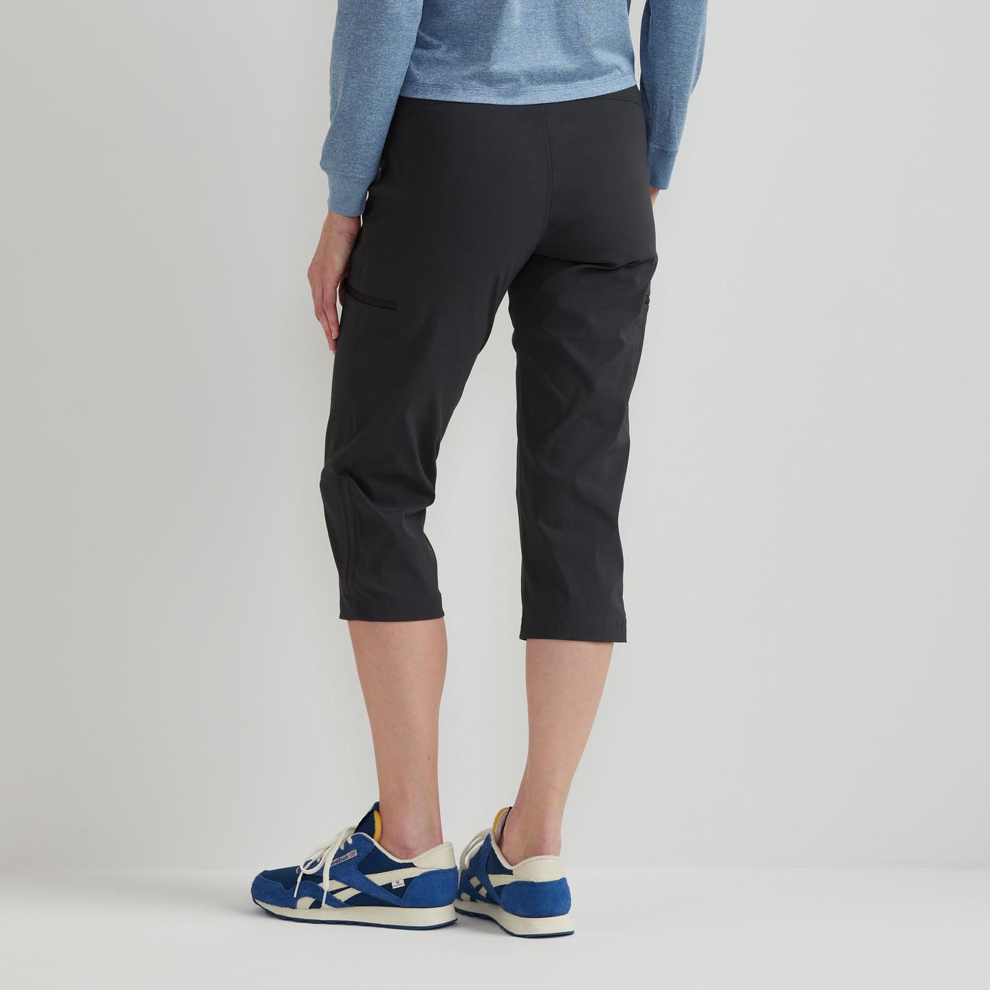 Women's Guide Pro High Rise Capri-Carbon-Regular-F1