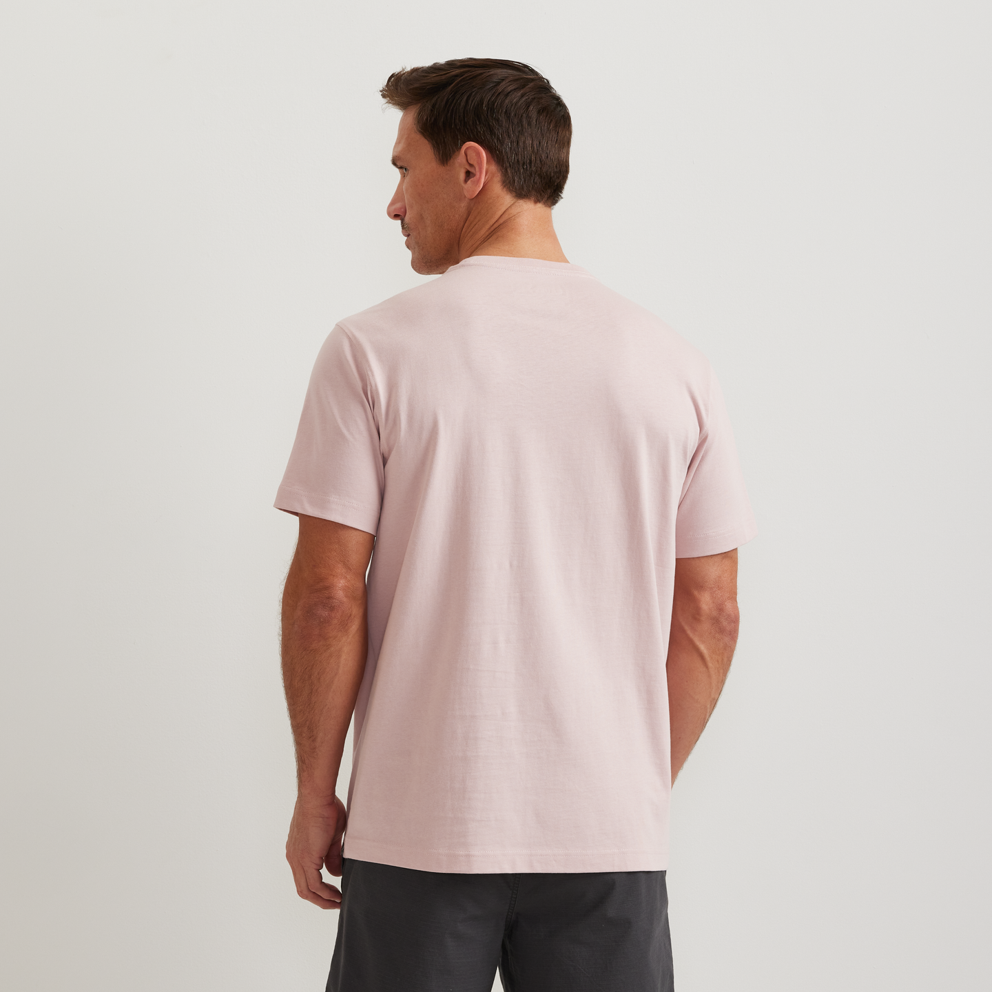 Men's Legend Wash 100% Cotton Short-Sleeve Classic T-Shirt-Calla Lily-Regular-F1