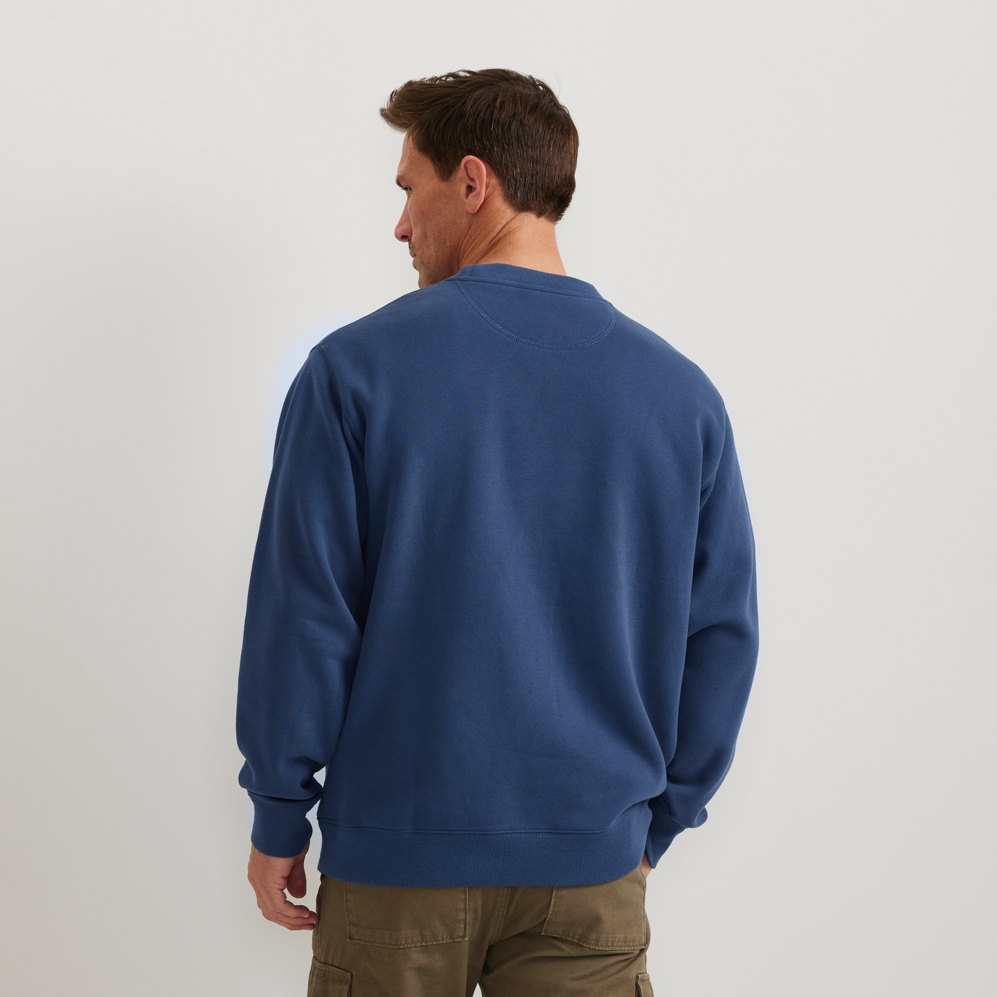 Men's Vintage Soft Crew Sweatshirt-Dusk-Regular-F1