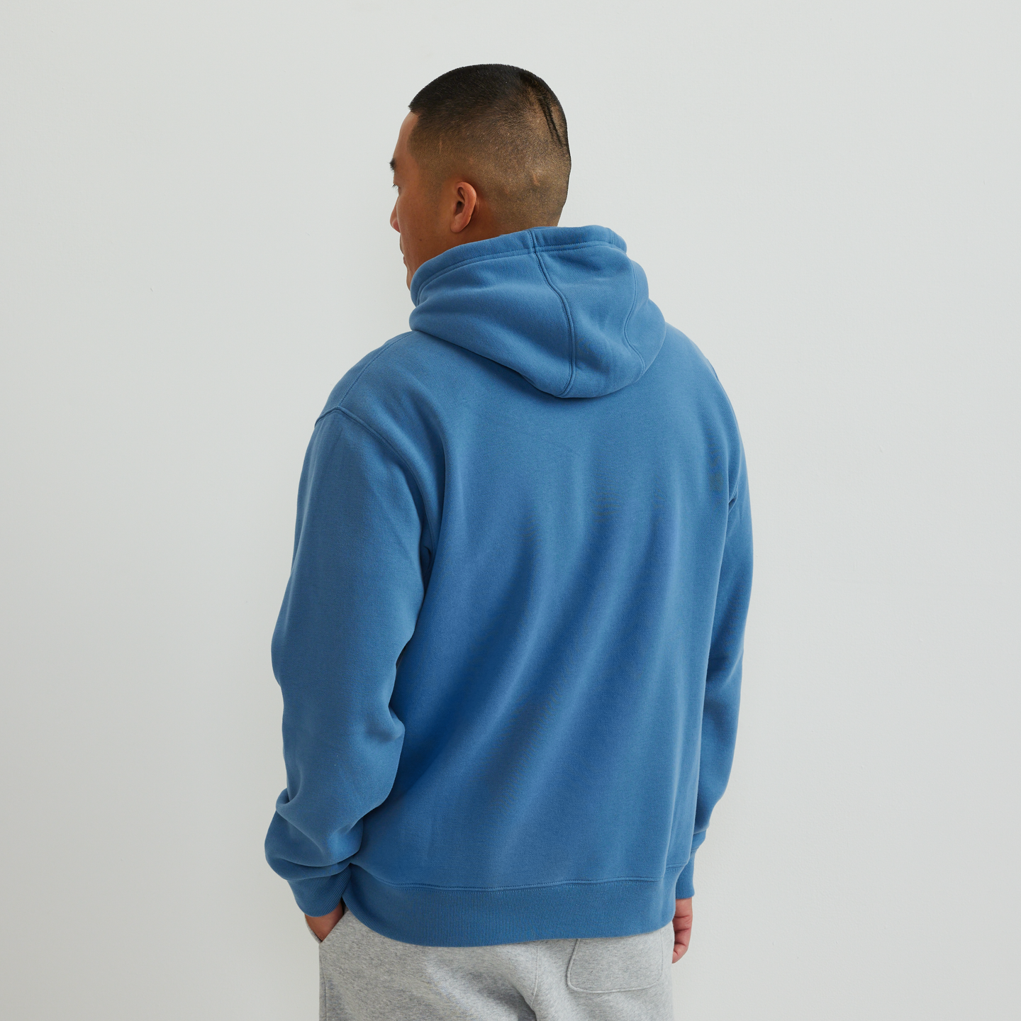 Men's Vintage Soft Pullover Hoodie-Tile Blue-Regular-F1